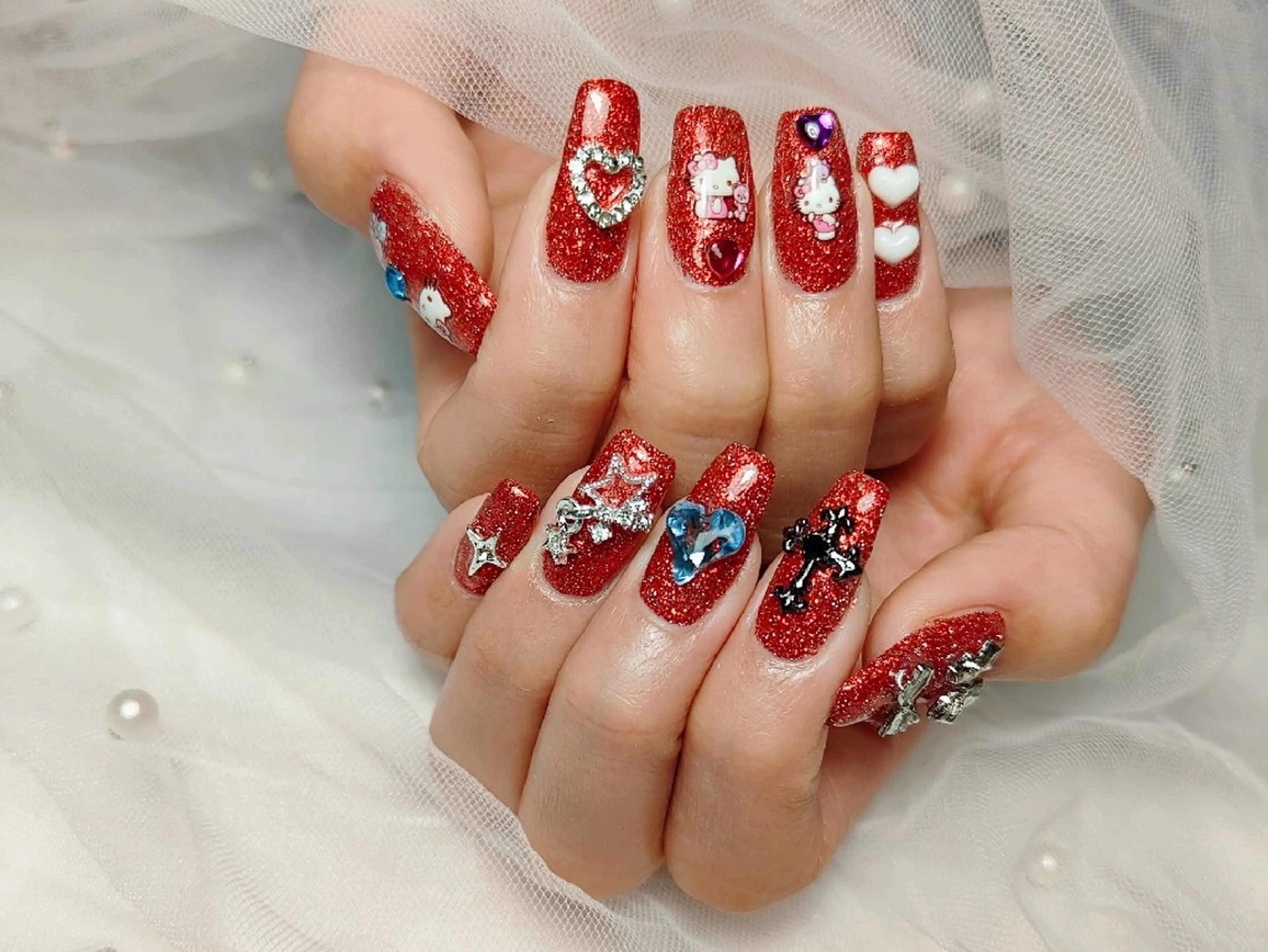 ネイル フラッシュネイル ハンドネイル CLEAR NAILのネイルデザイン