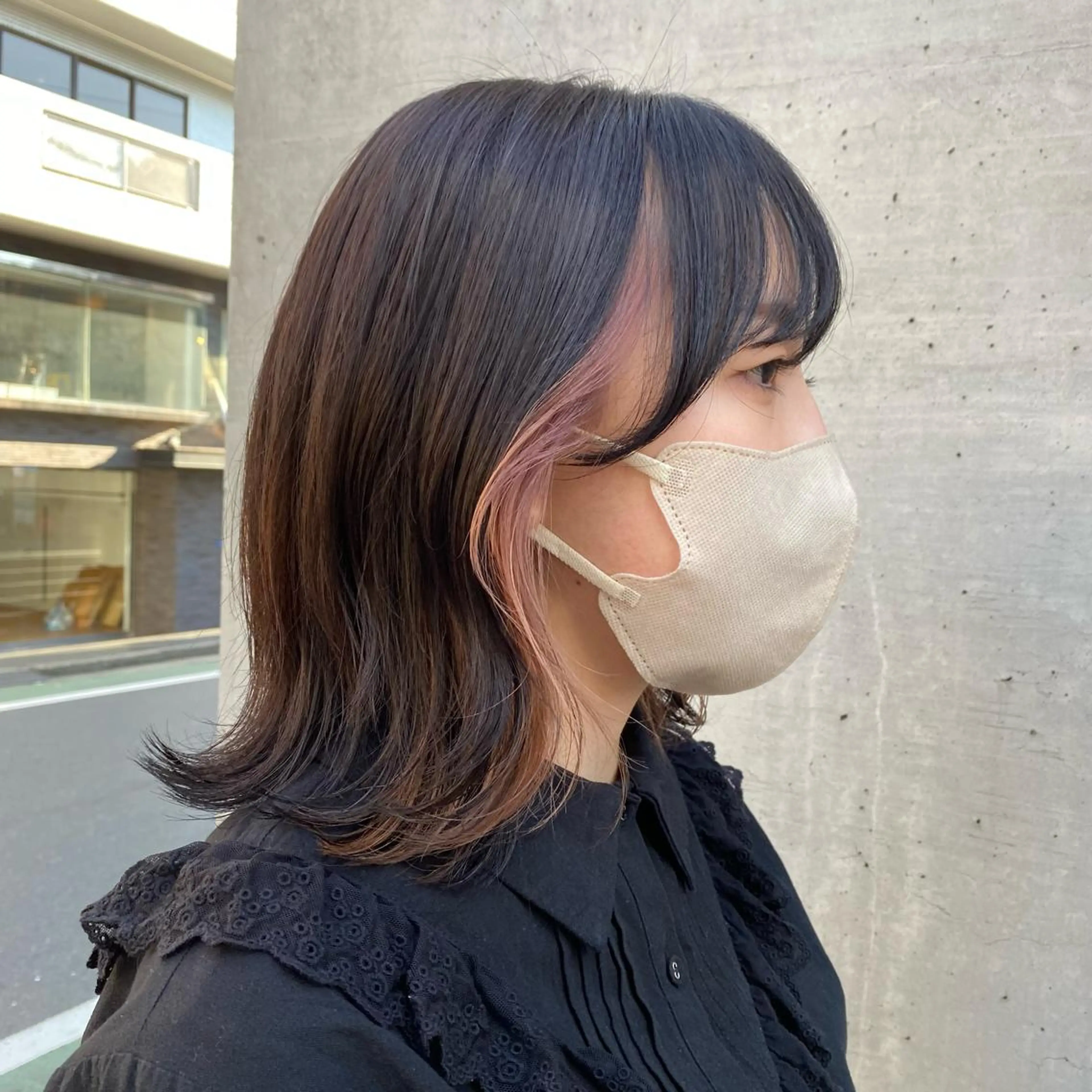 ミディアム カラー 🪭risa 暖色/レイヤー🪭のヘアスタイル