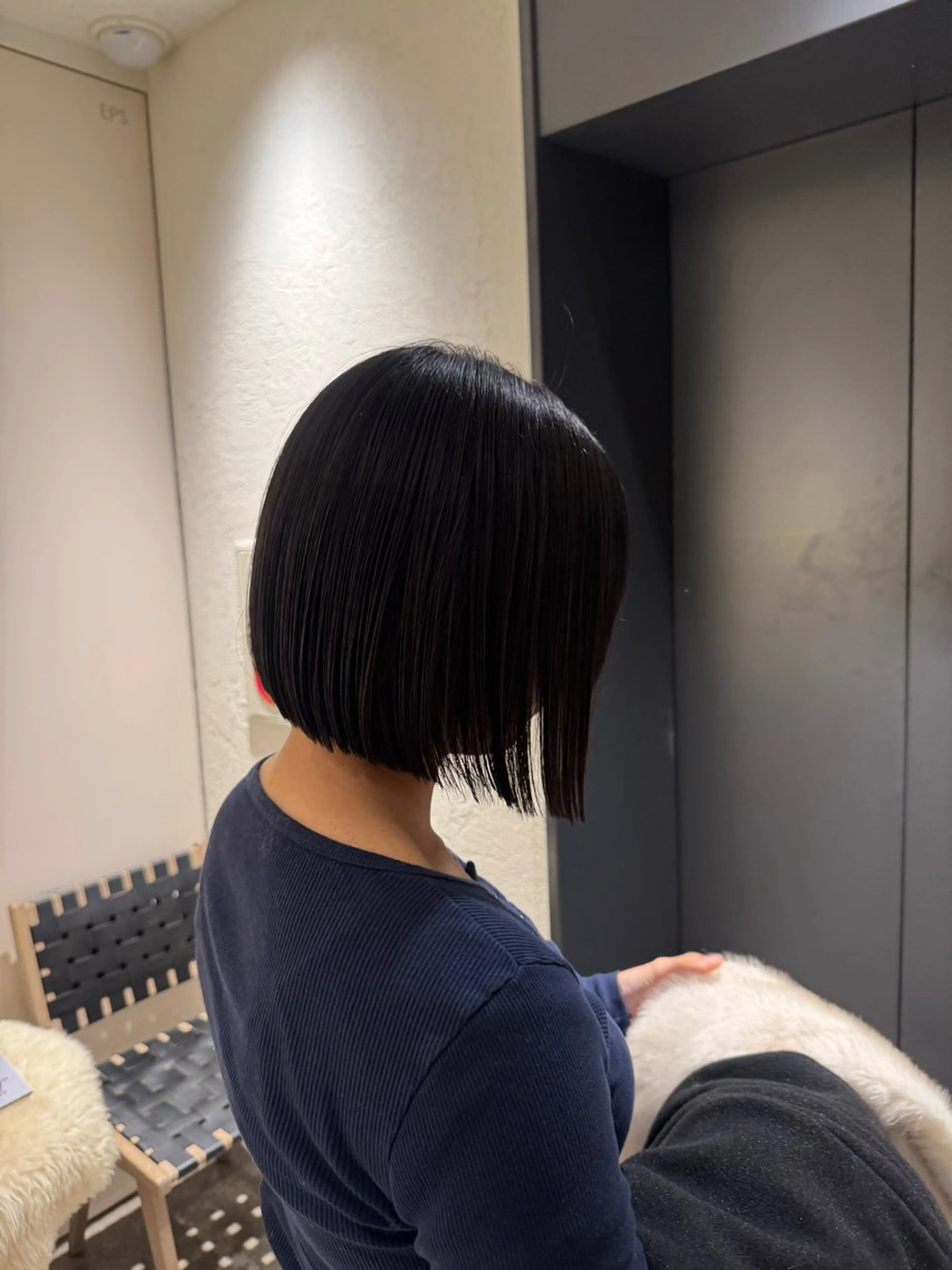 ショート 切りっぱなしボブ ボブ カット 渋谷/切りっぱなし レイヤー/ブリーチのヘアスタイル