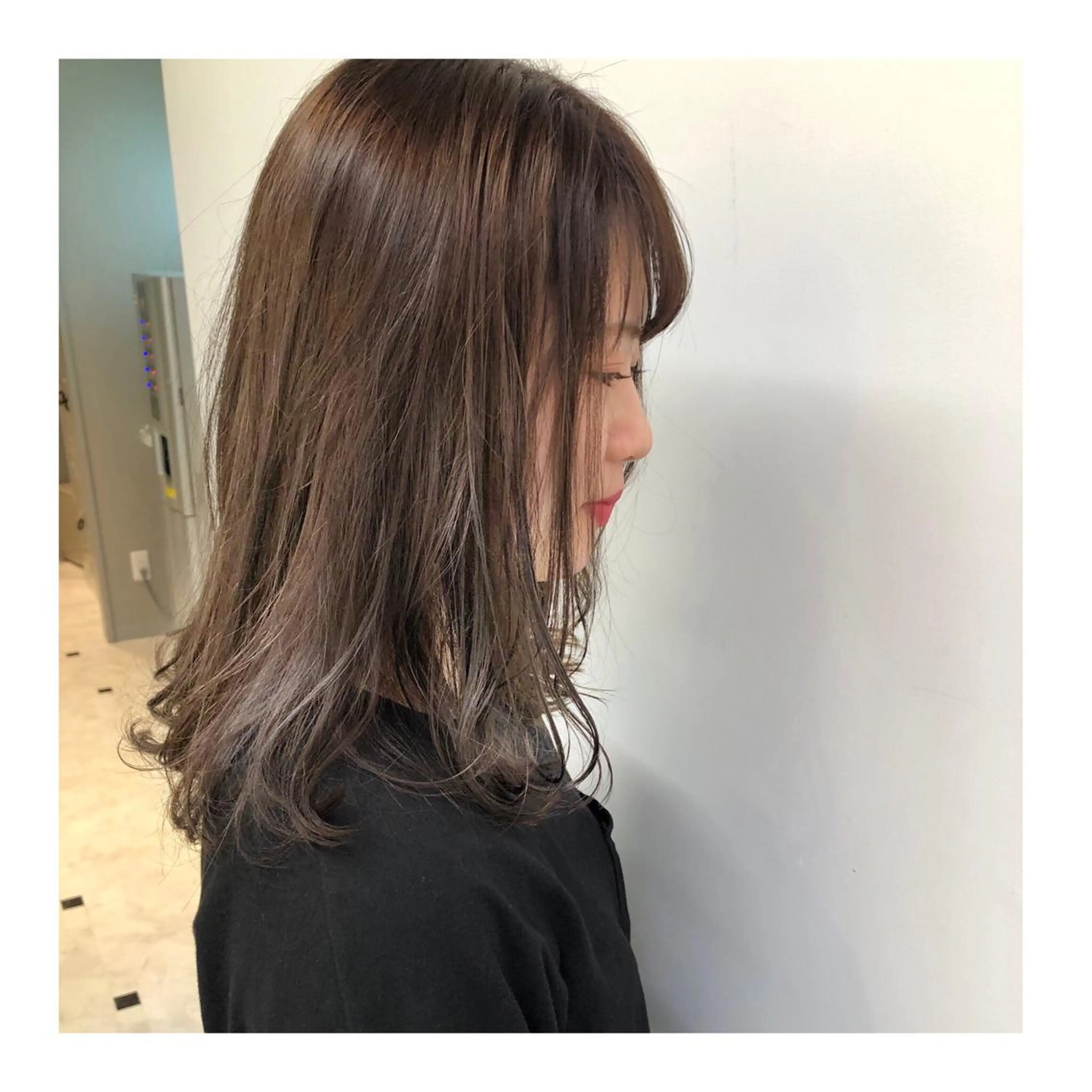 ミディアム カラー ベージュカラー カット ヘアカラー ハイトーン特化🌟 仲川和人のヘアスタイル