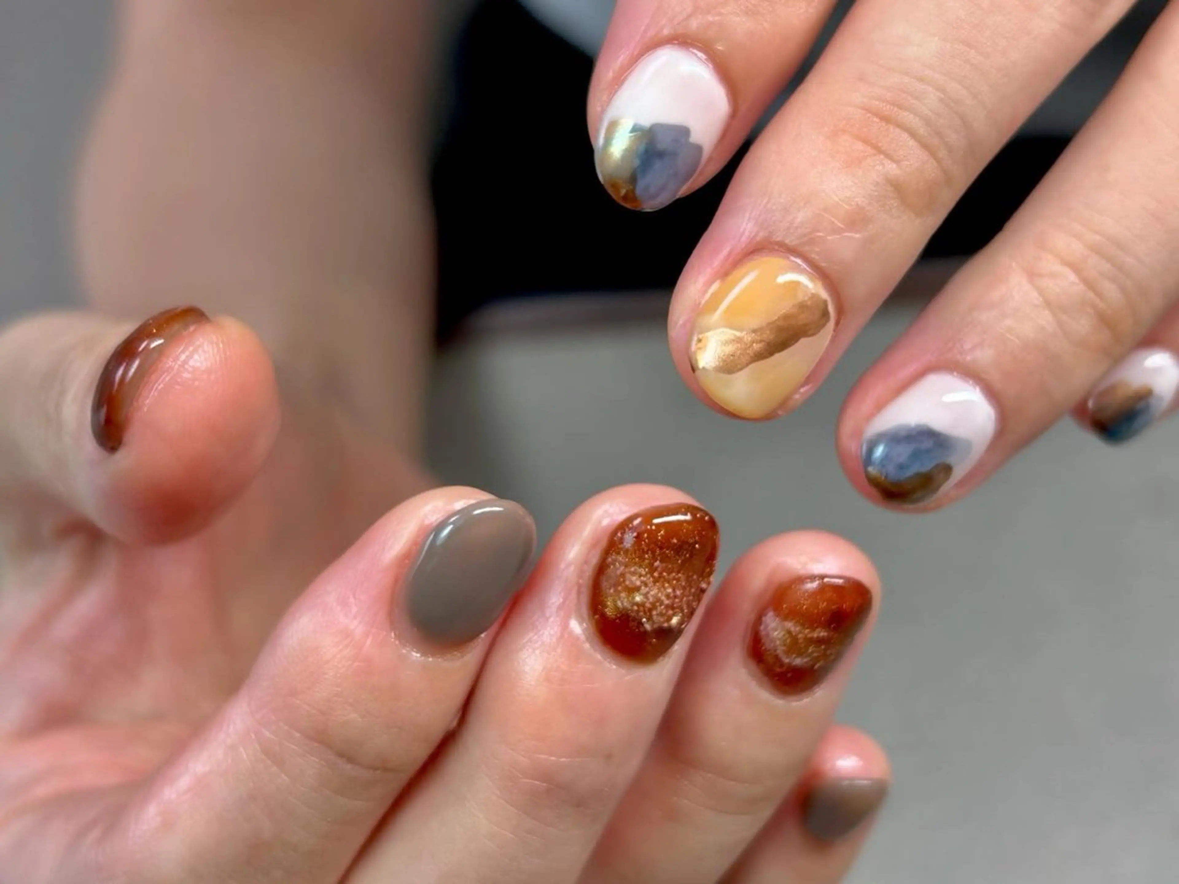 ネイル ハンドネイル amo_nail 岡山市南区自宅ネイルのネイルデザイン
