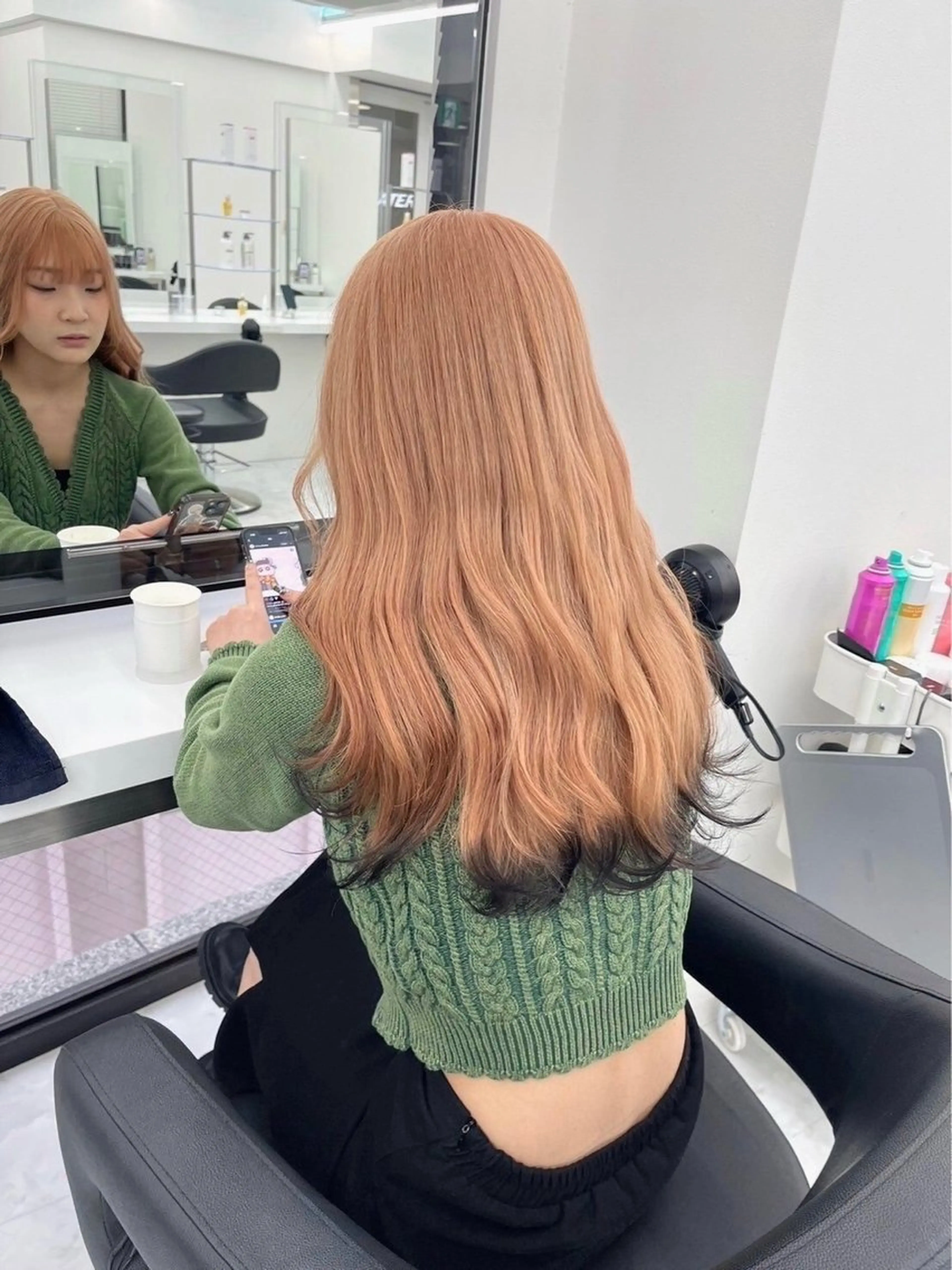 カラー ヘアカラー トリートメント 透明感💕今っぽ似合 わせ𝐍𝐨. 𝟏のヘアスタイル