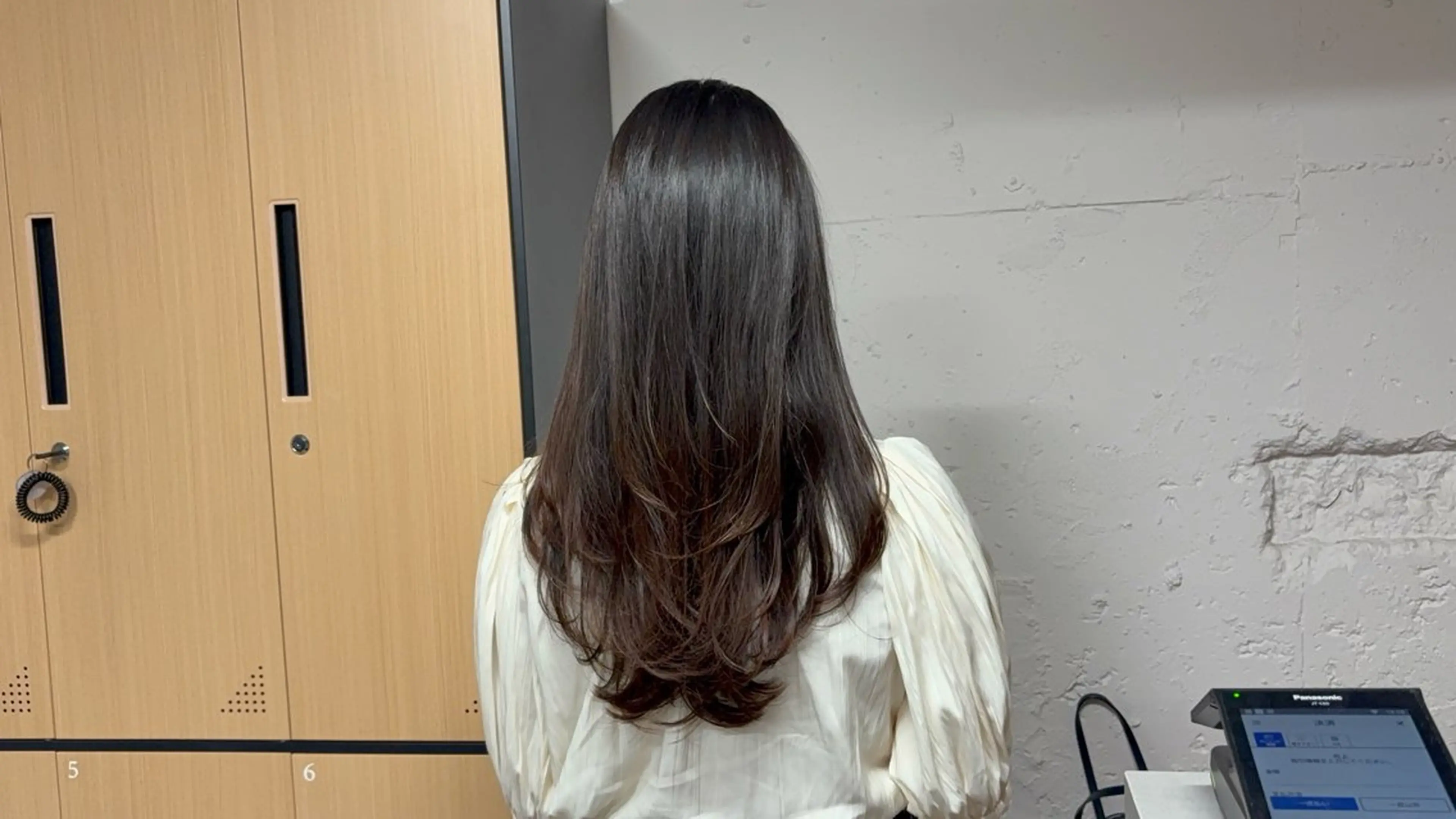 ロング カット トリートメント tokute 中野真咲🐺のヘアスタイル