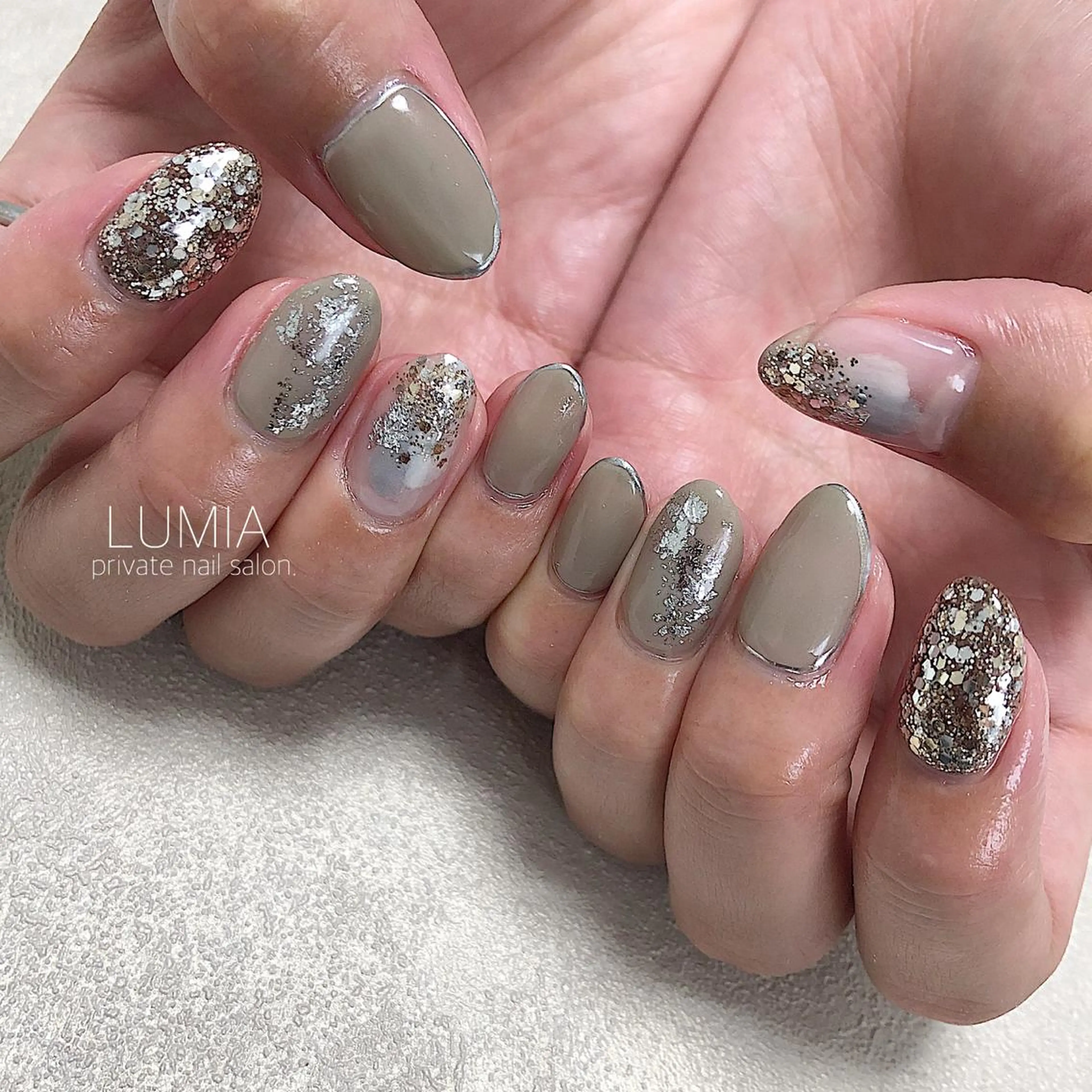 ネイル nail&eyelash Rine所属・Rine 放出 (リネ)のネイルデザイン