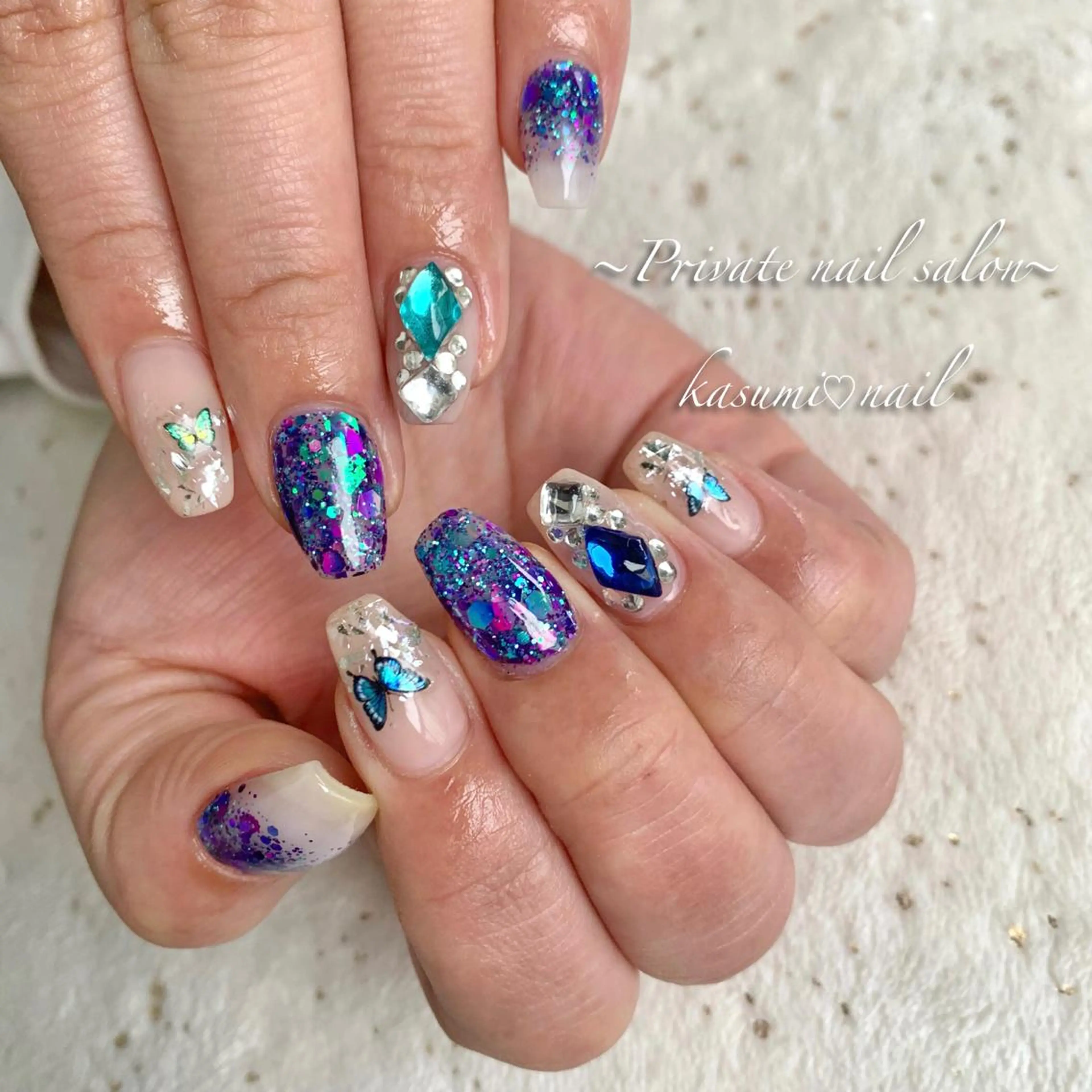 ネイル ニュアンスネイル 春ネイル KASUMI♡ Nailのネイルデザイン