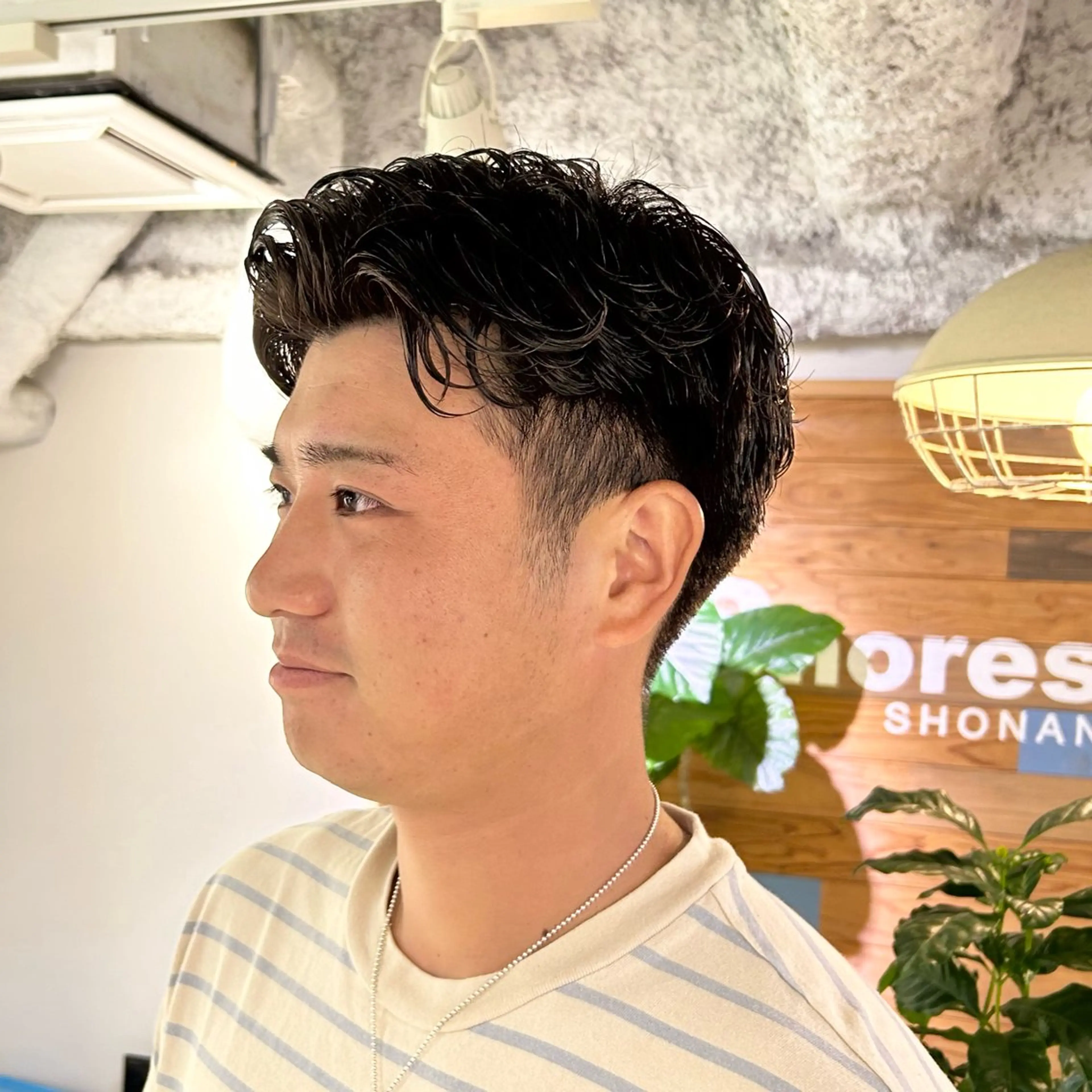 パーマ メンズ 関野 大悟のヘアスタイル