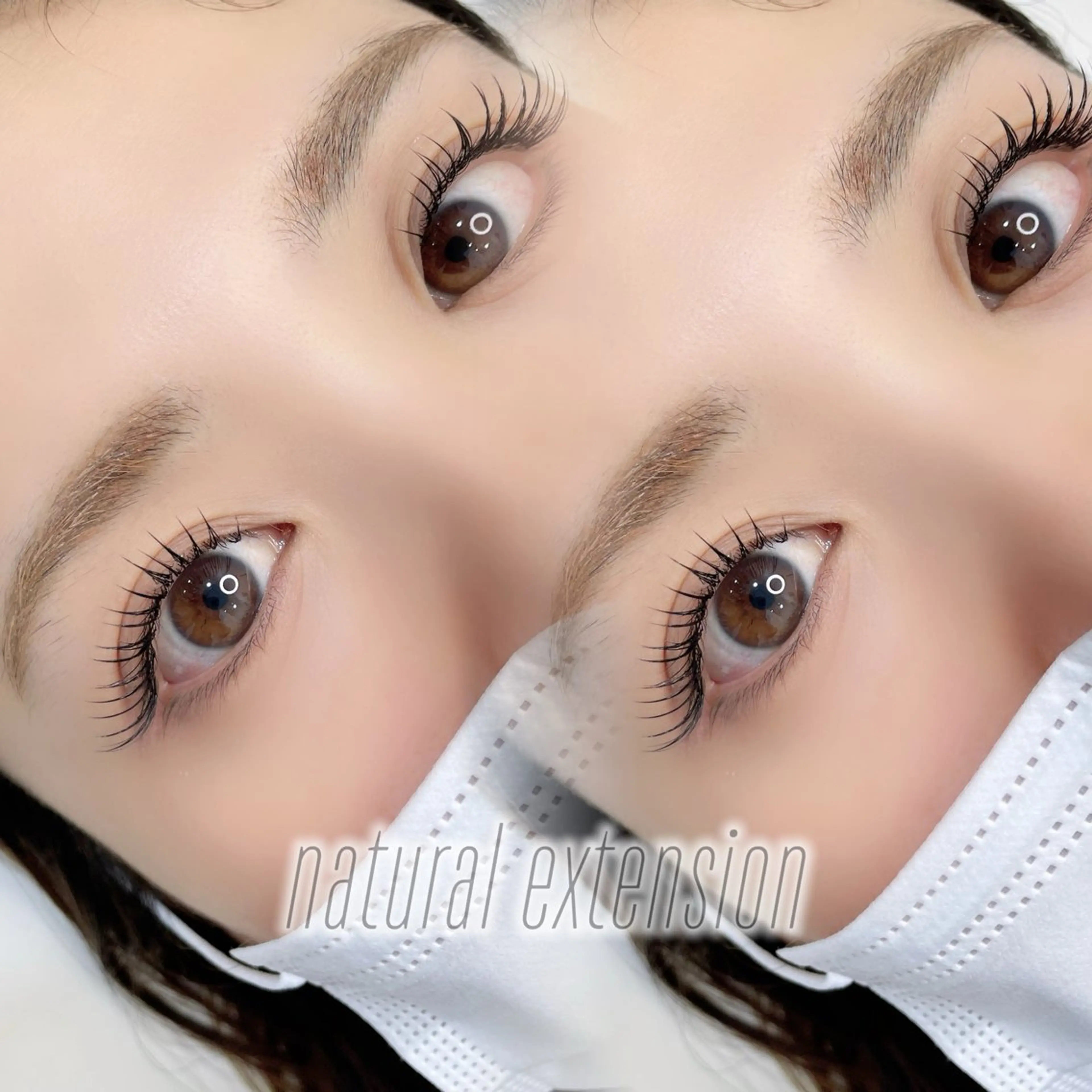 マツエク・マツパ フラットラッシュ ナチュラル アンドヘルシーLED 天満 🐥RINKAのマツエク・マツパデザイン