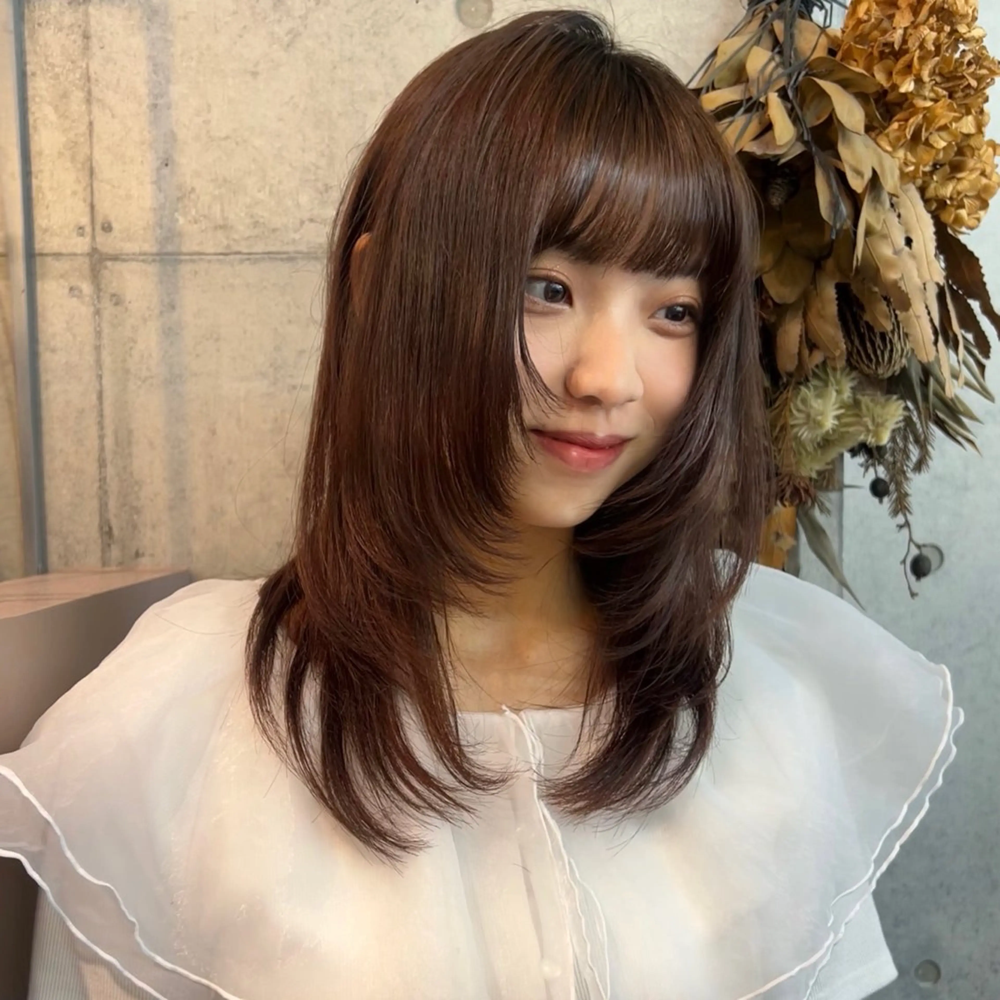 ロング レイヤーカット カット カコ/レイヤーカット ヘアアレンジのヘアスタイル