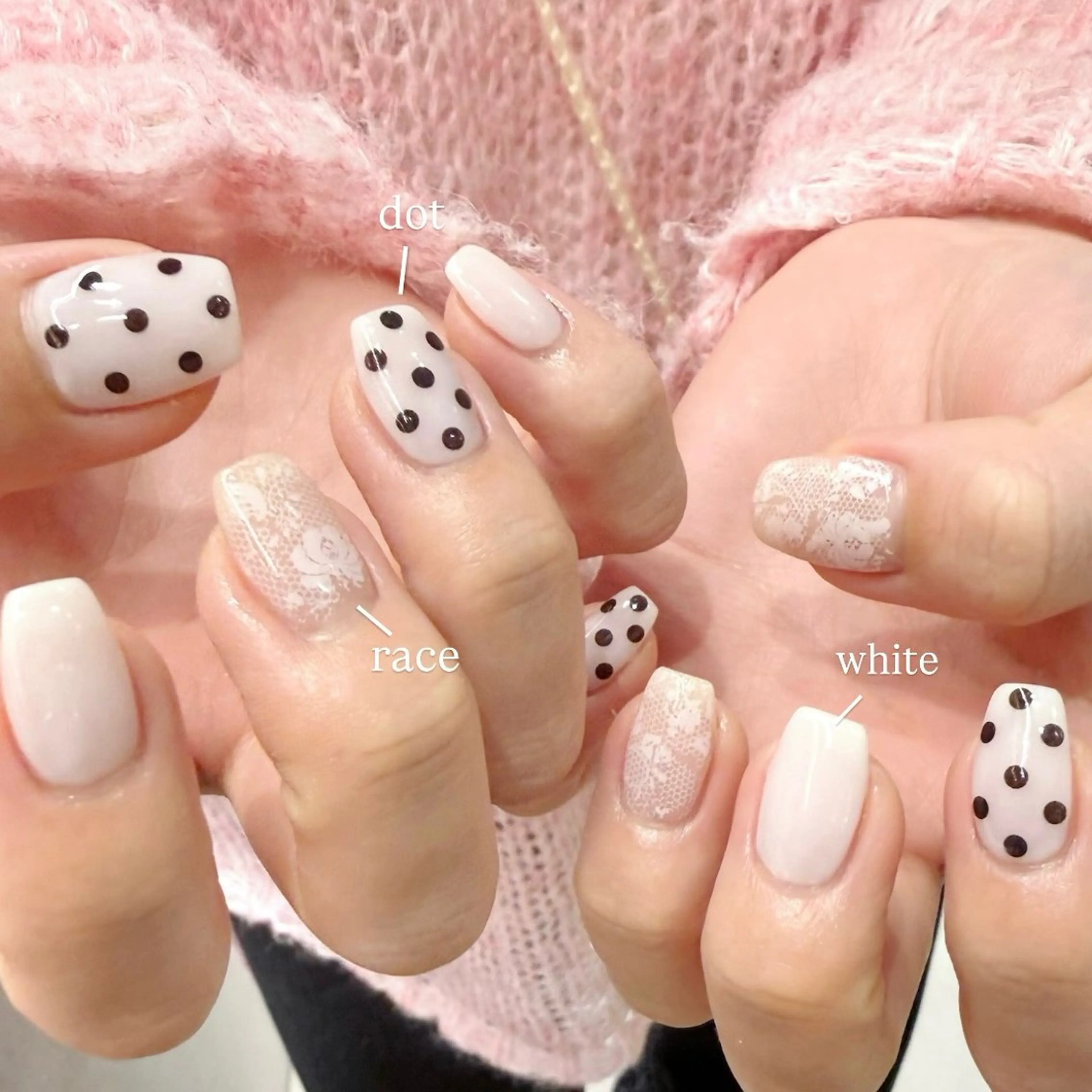 ネイル ドット ハンドネイル Momone ／渋谷／パラジェルのネイルデザイン