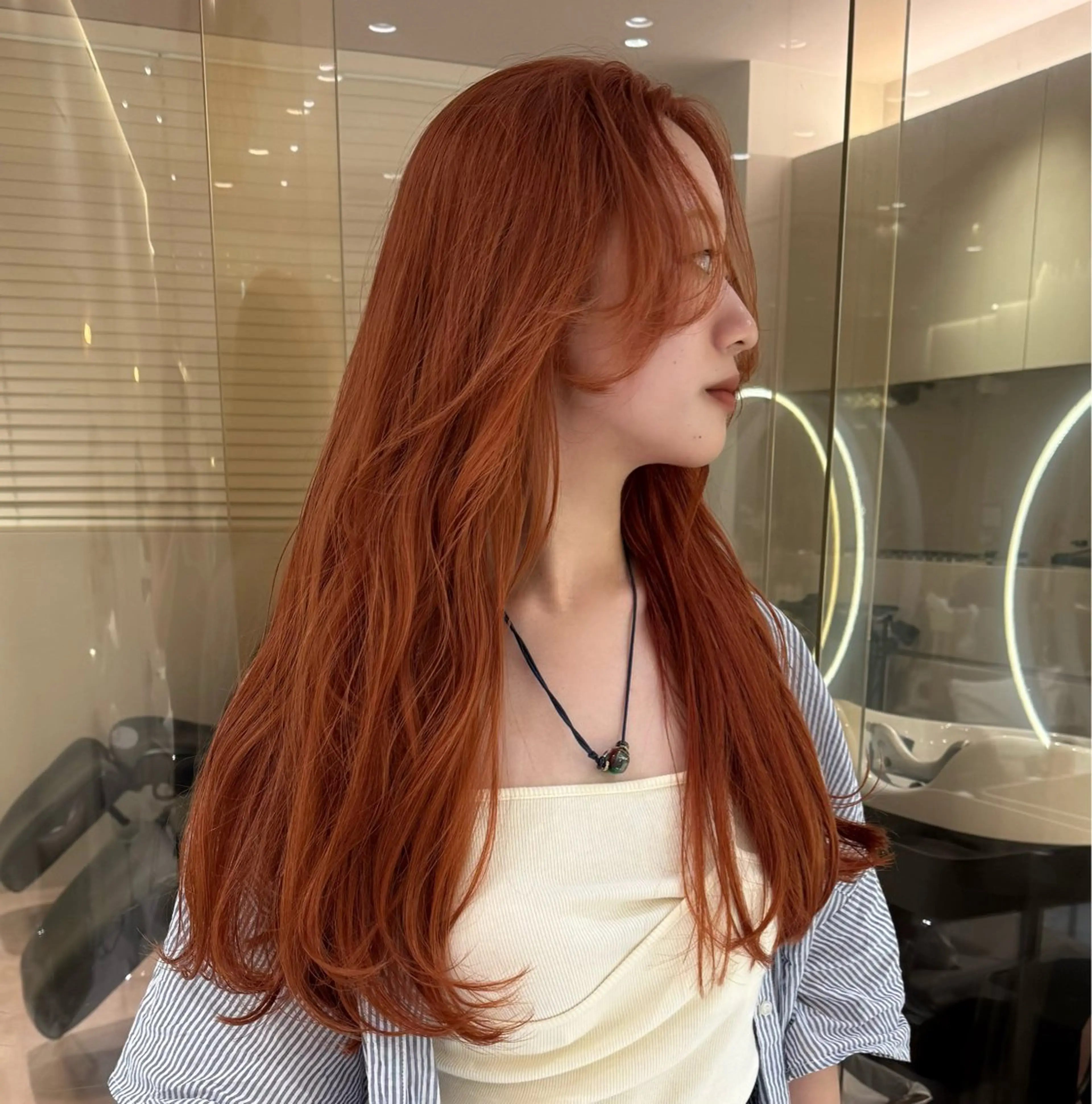 ロング カラー カット ヘアカラー トリートメント maison mile所属・maisonmile Akariのヘアスタイル