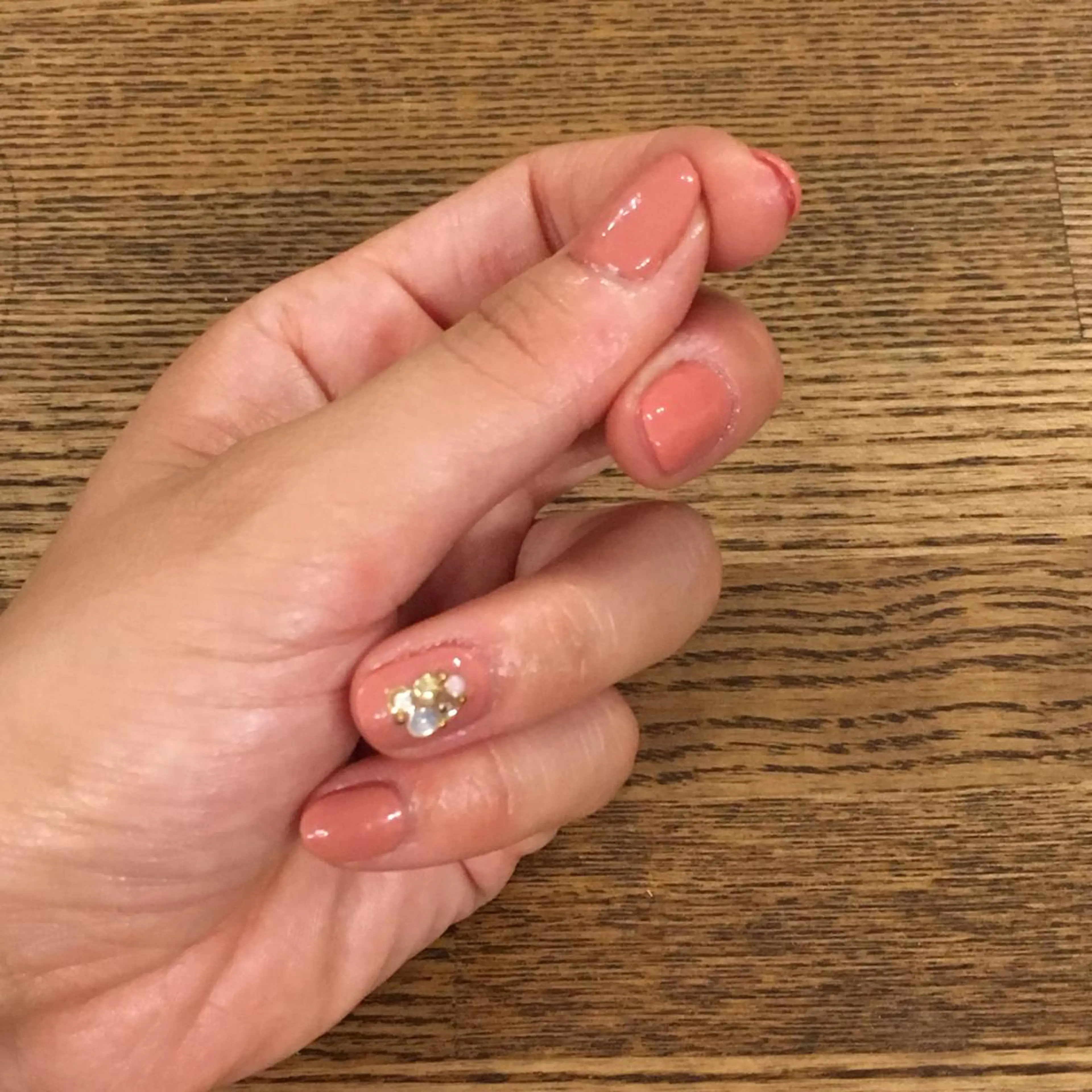 ワンカラージェルネイルの写真