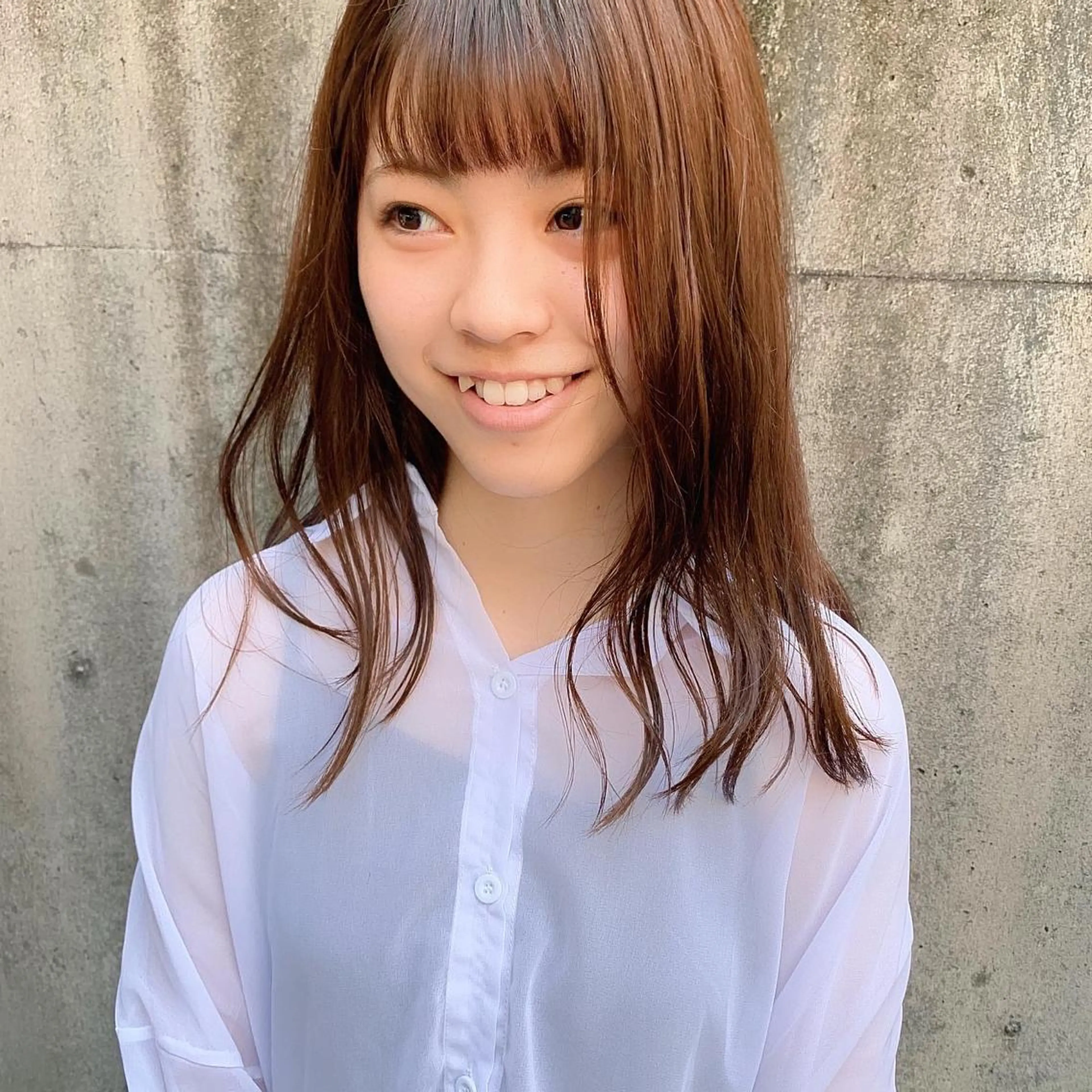 セミロング カラー CODE.LINE所属・中川 竜誠のヘアスタイル