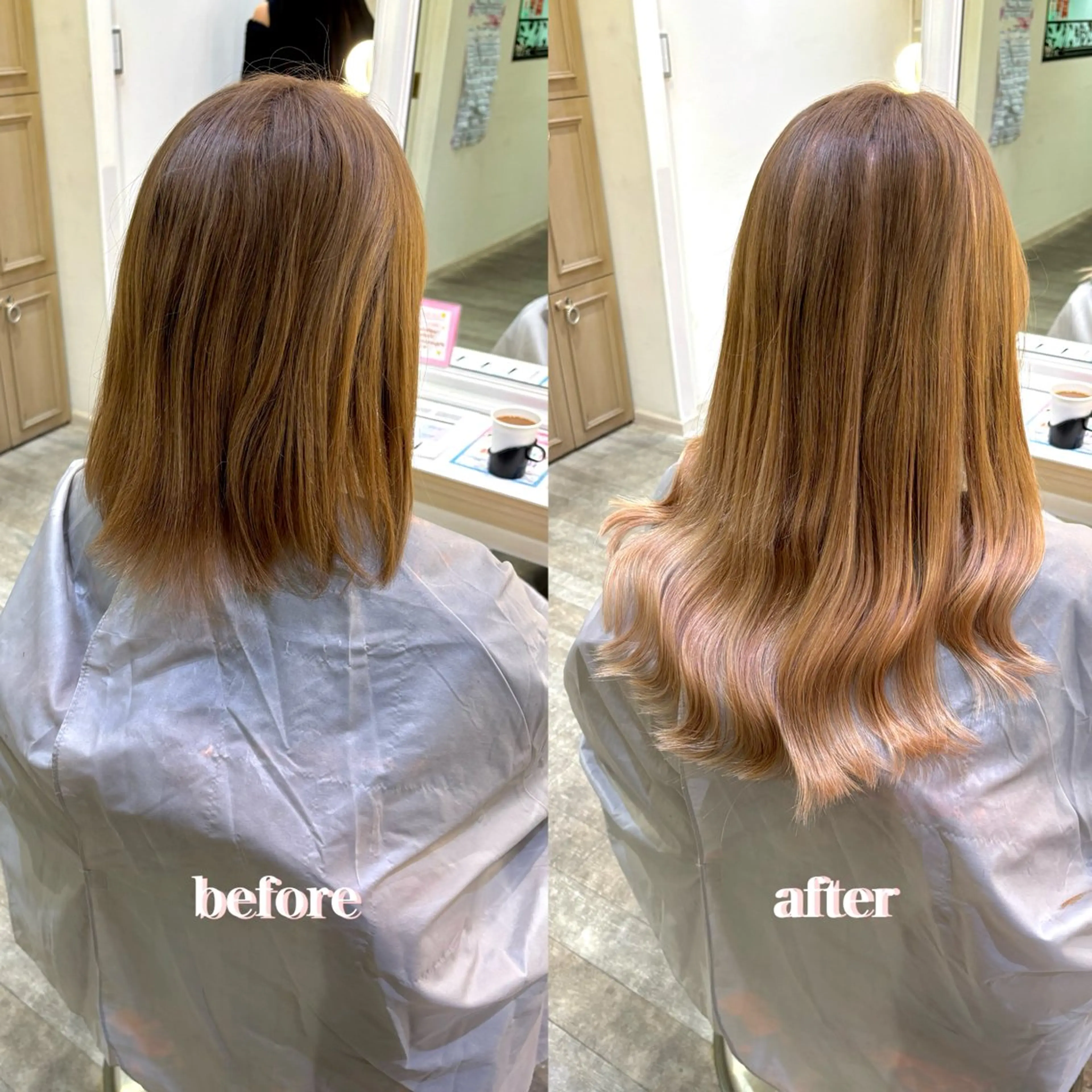 ハイトーンカラー/ 長さだし🐇きょうかのヘアスタイル