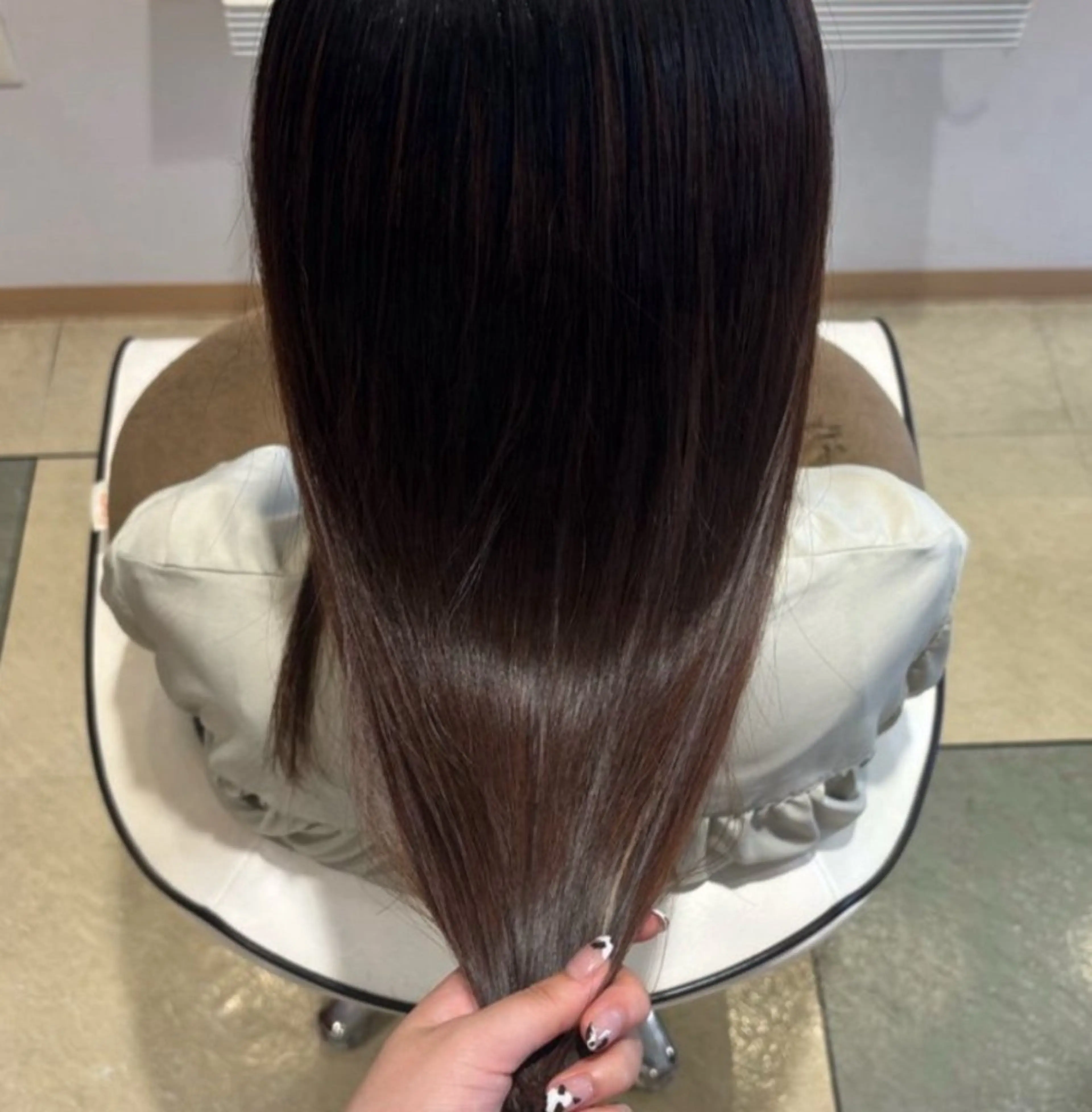 ロング カラー カット トリートメント 透明感カラー/ くびれヘア/ユウユのヘアスタイル