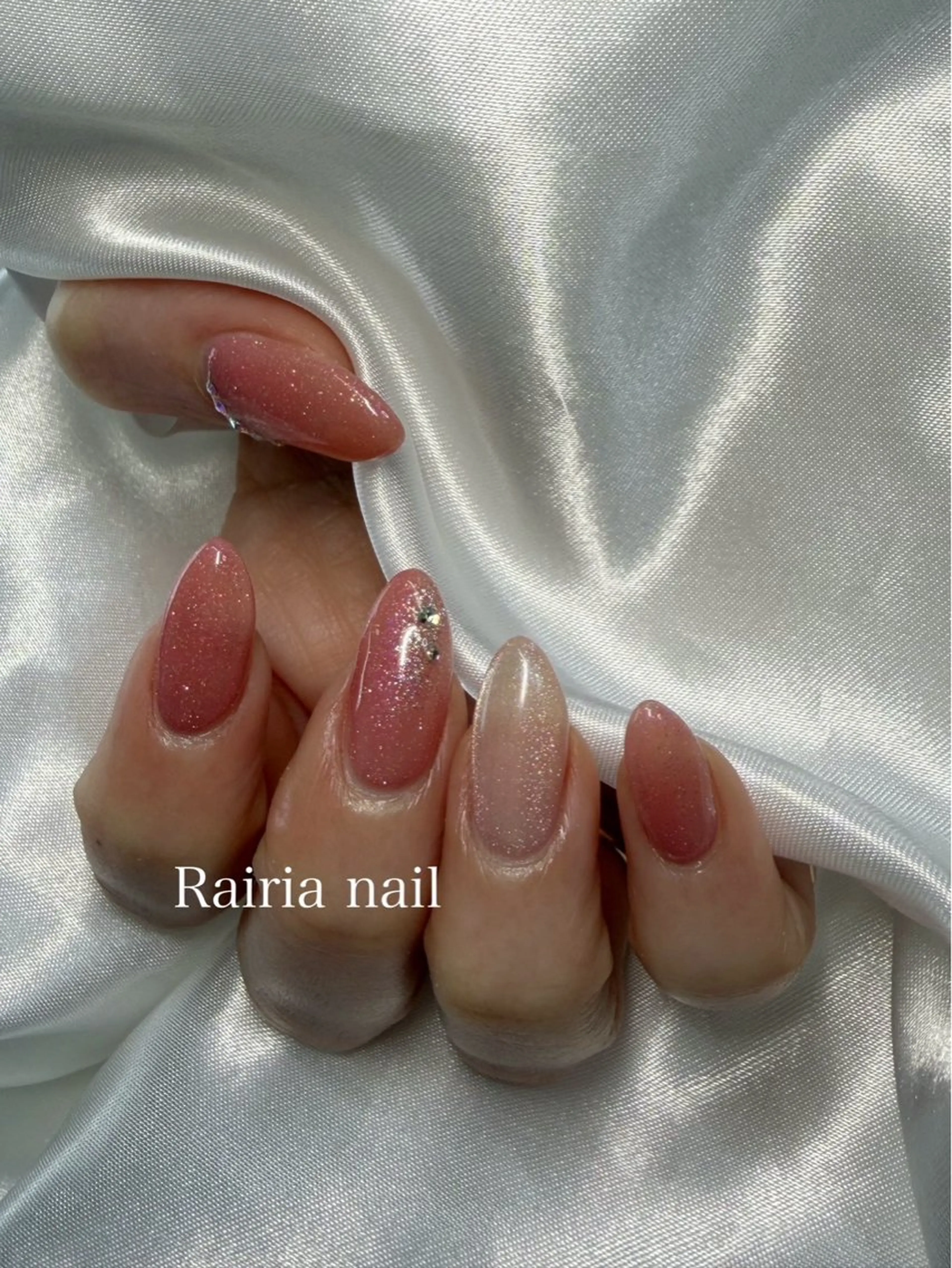 ネイル フットネイル ジェルネイル マグネットネイル オフィスネイル ワンカラーネイル NAILSALON CRISTA所属・🤍CRISTA yui🤍のネイルデザイン