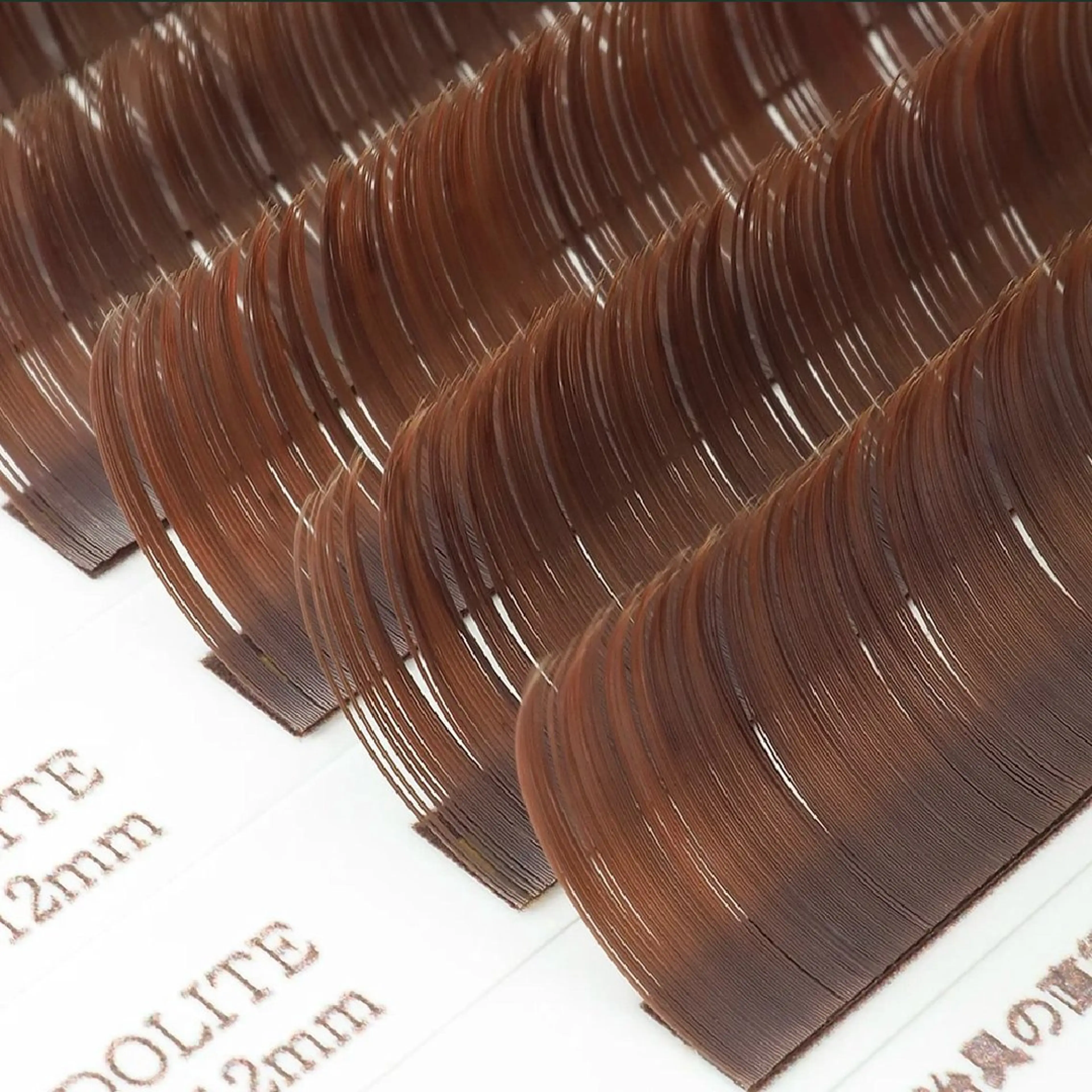 Newカラー✨ブラウンエクステ🤎フラットラッシュ120本［亀戸/錦糸町］の写真