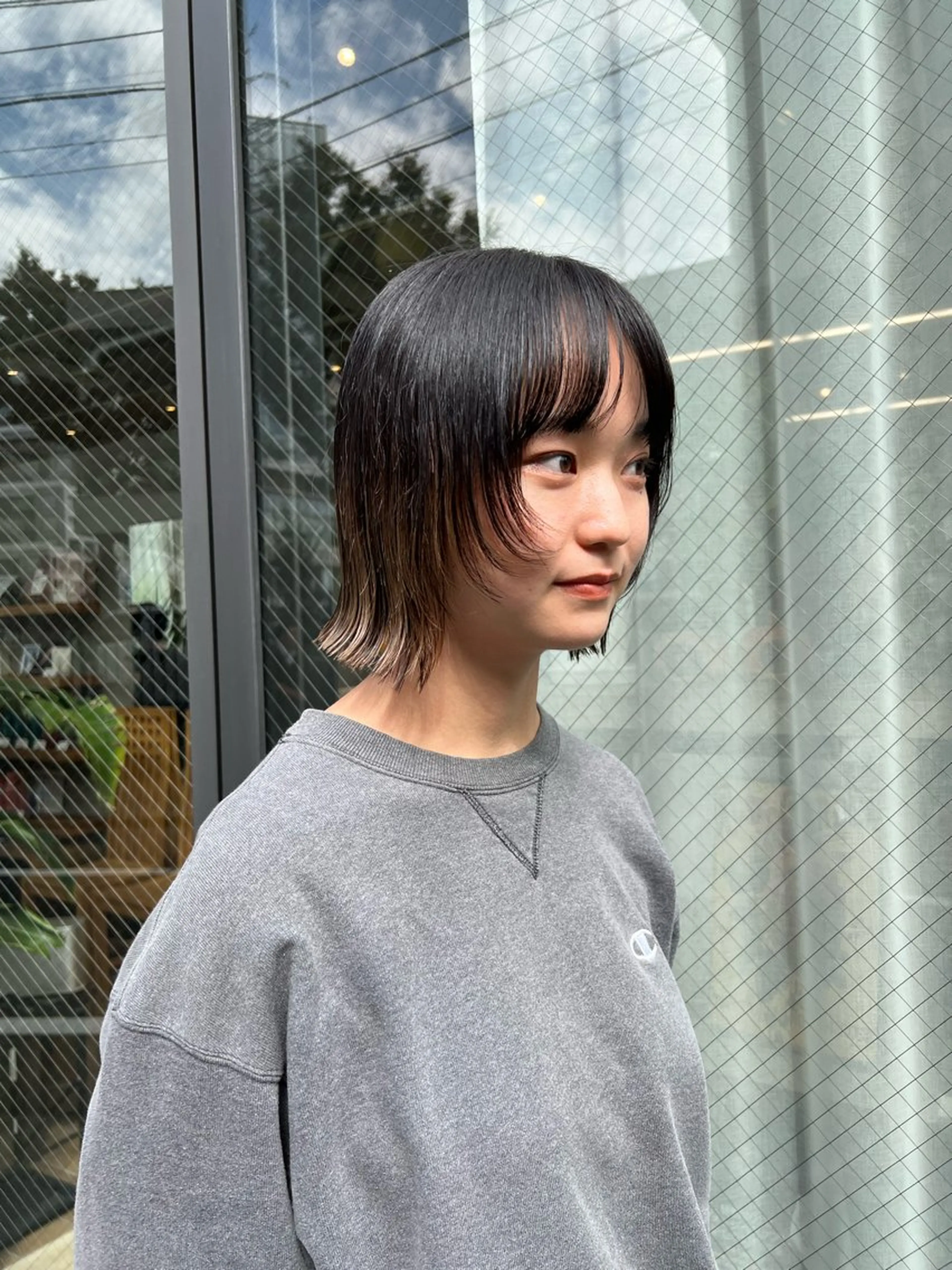 ショート 顔周りカット レイヤーカット 田中 はるなのヘアスタイル