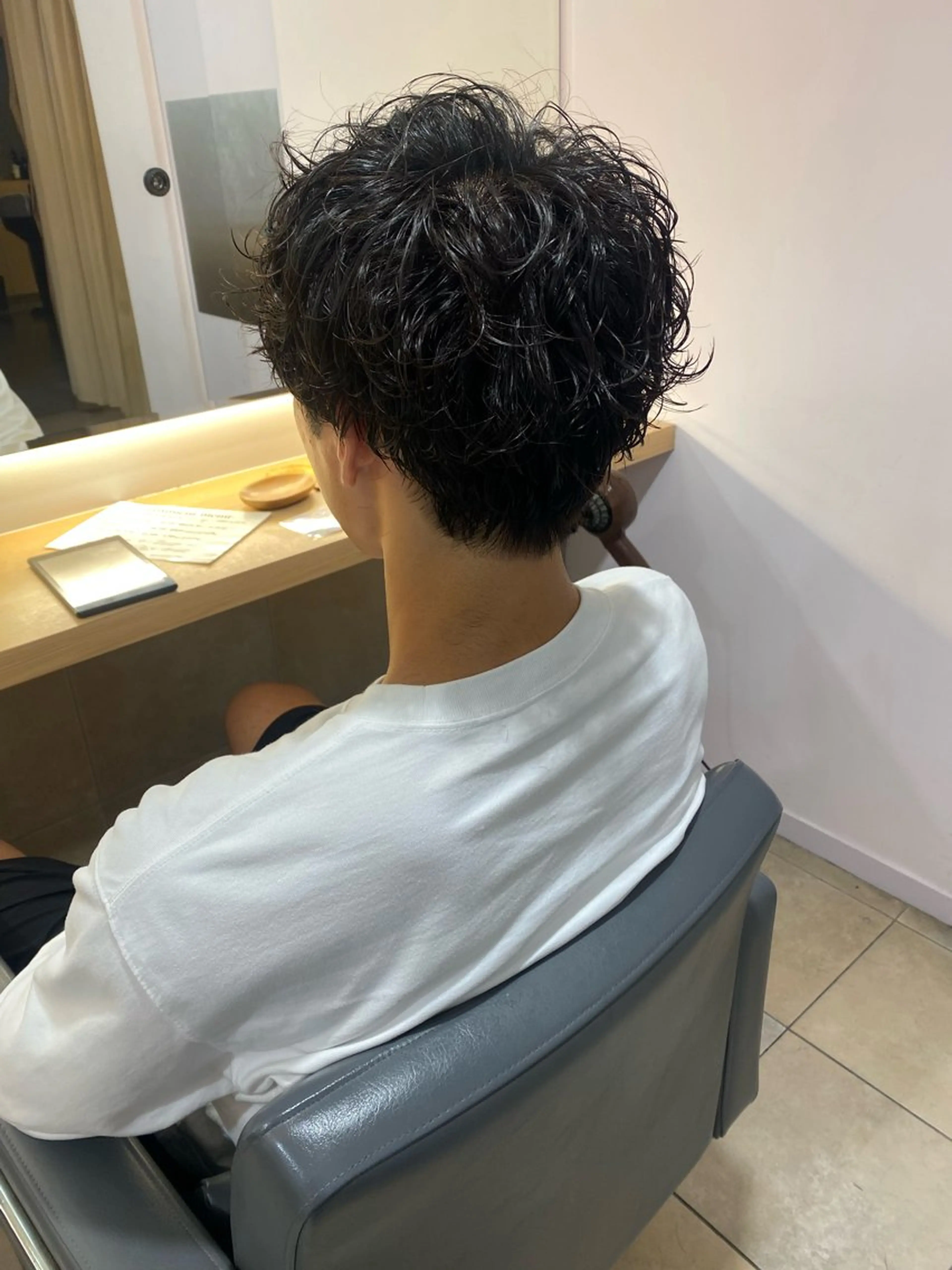 パーマ メンズ 谷川 あかりのヘアスタイル
