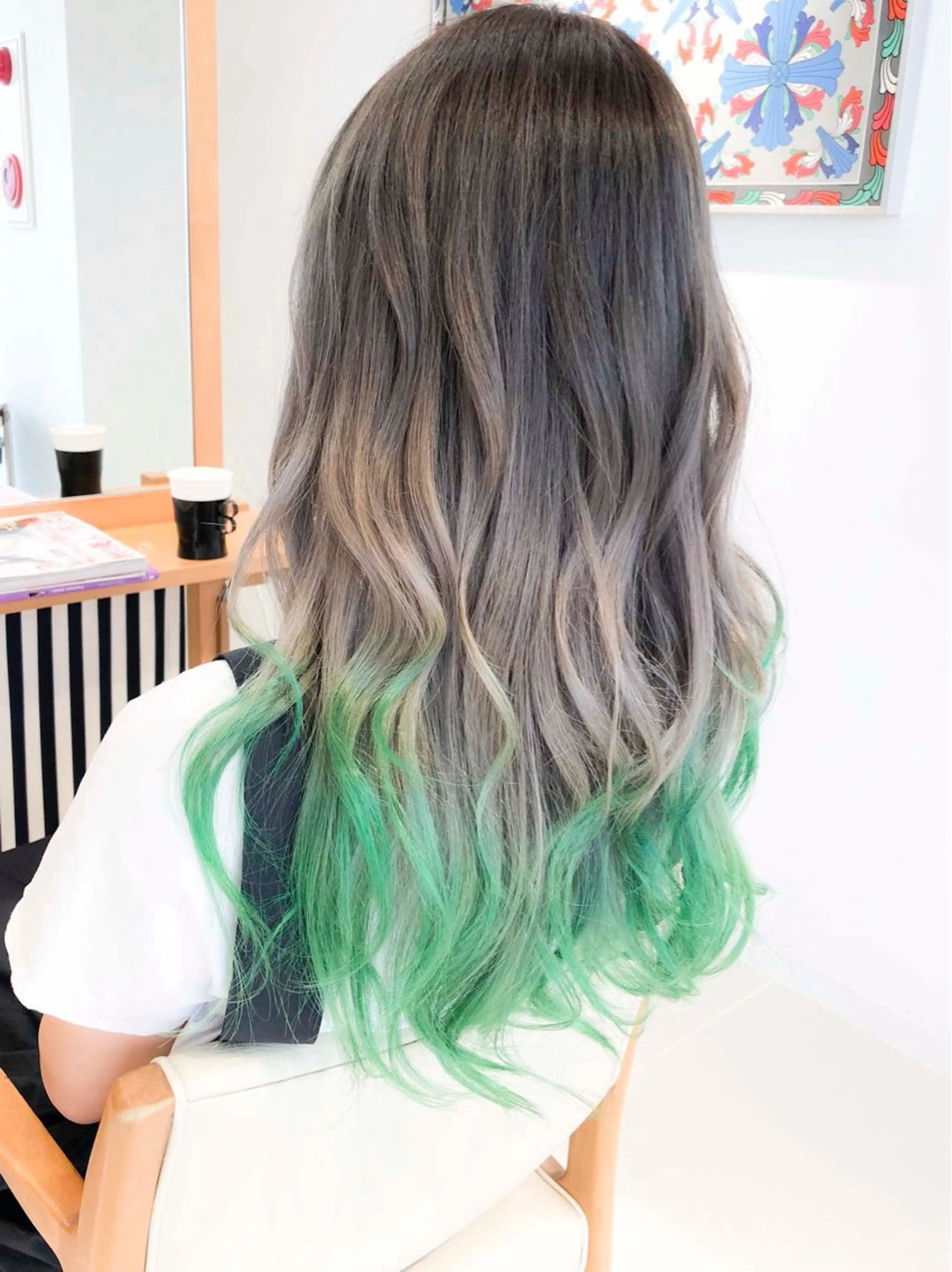 ロング カラー 𝐑𝐈𝐍𝐊𝐀 🐷🖤のヘアスタイル