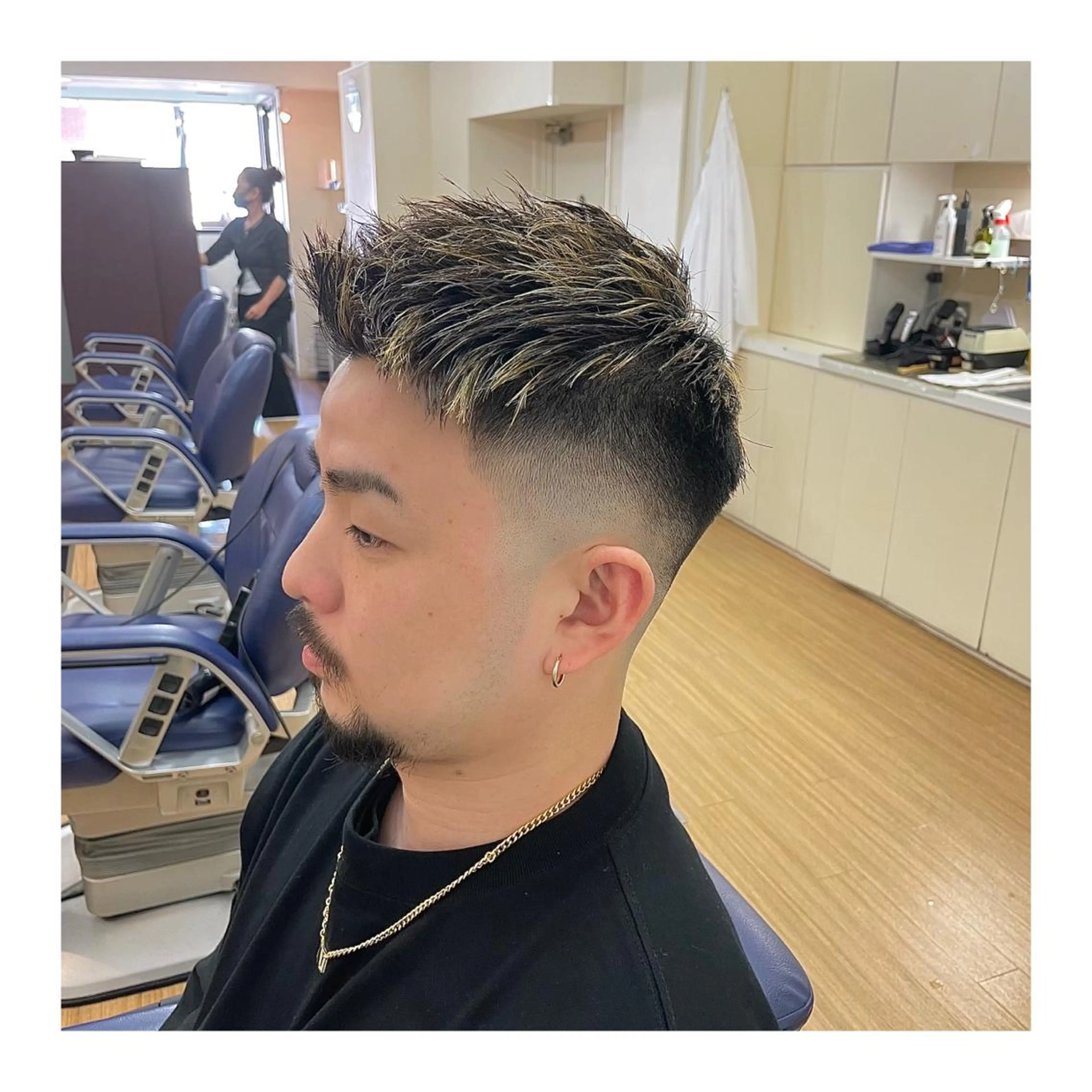 メンズ フェードカット スキンフェード カット 💈メンズパーマ💈 ナカザワ　　リョウのヘアスタイル