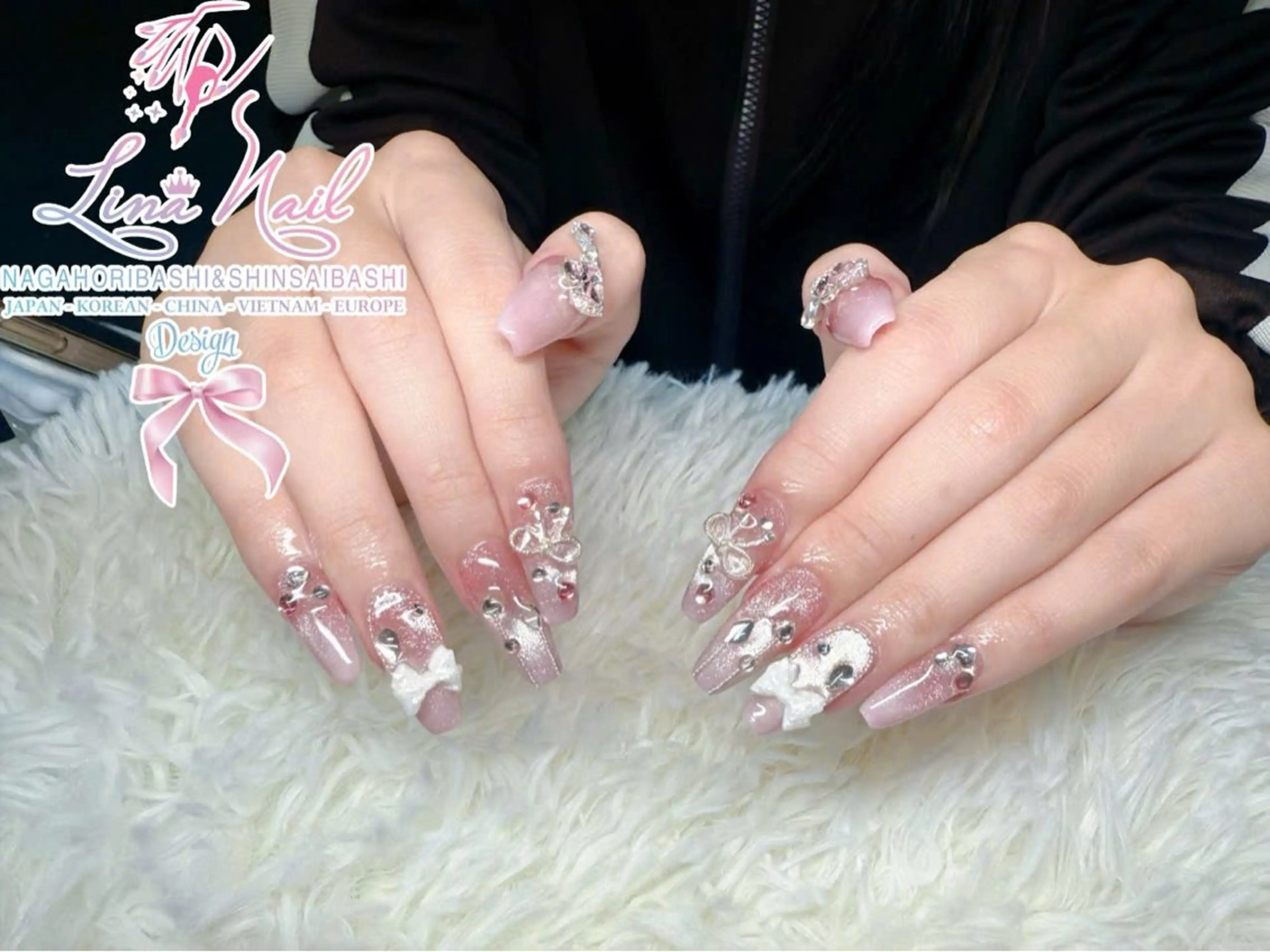 ネイル フットネイル ジェルネイル 持ち込み ネイルチップ ハンドネイル リナネイル 長堀橋店／東心斎橋店のネイルデザイン