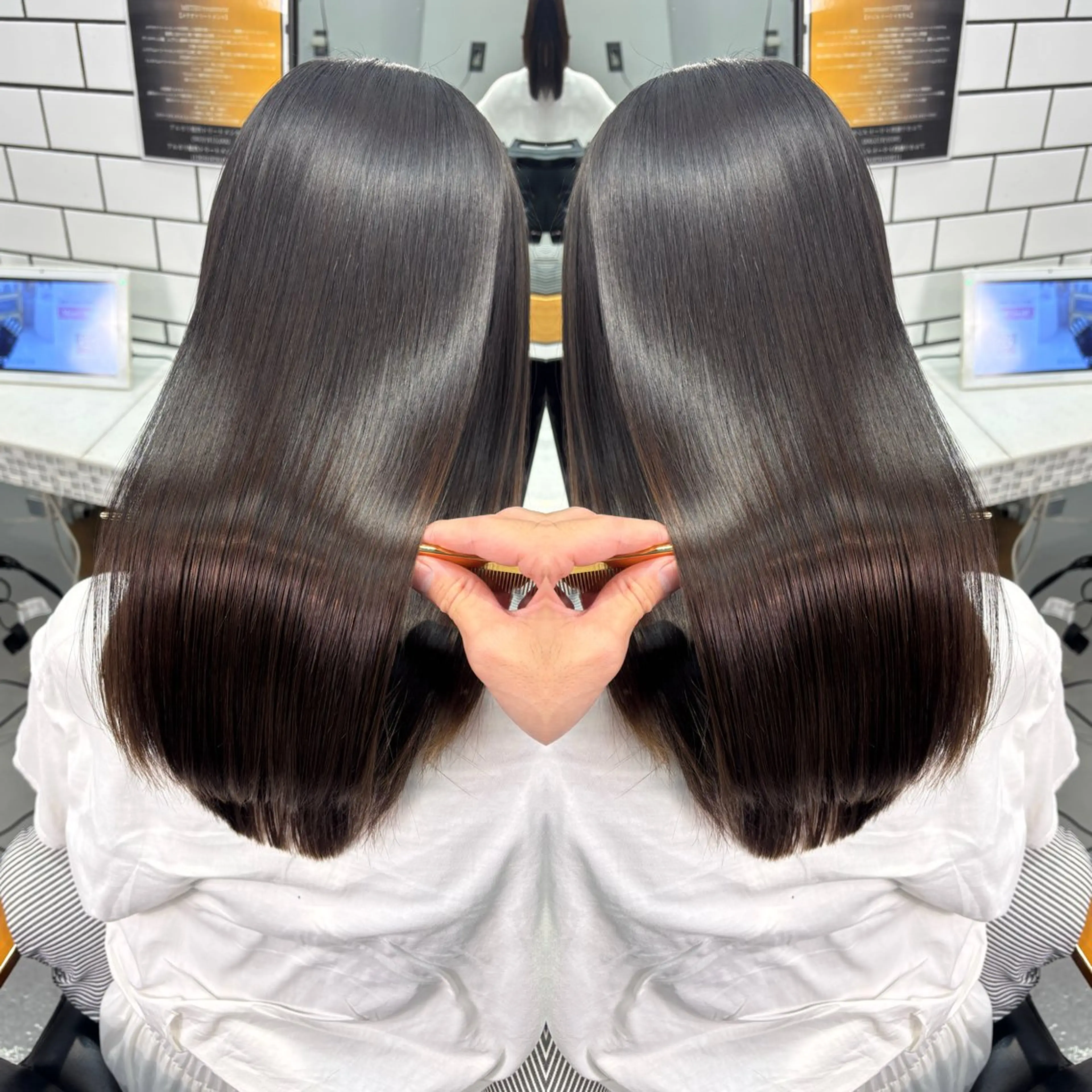 セミロング トリートメント SALOWIN所属・吉祥寺/髪質改善 縮毛矯正特化/川口のヘアスタイル