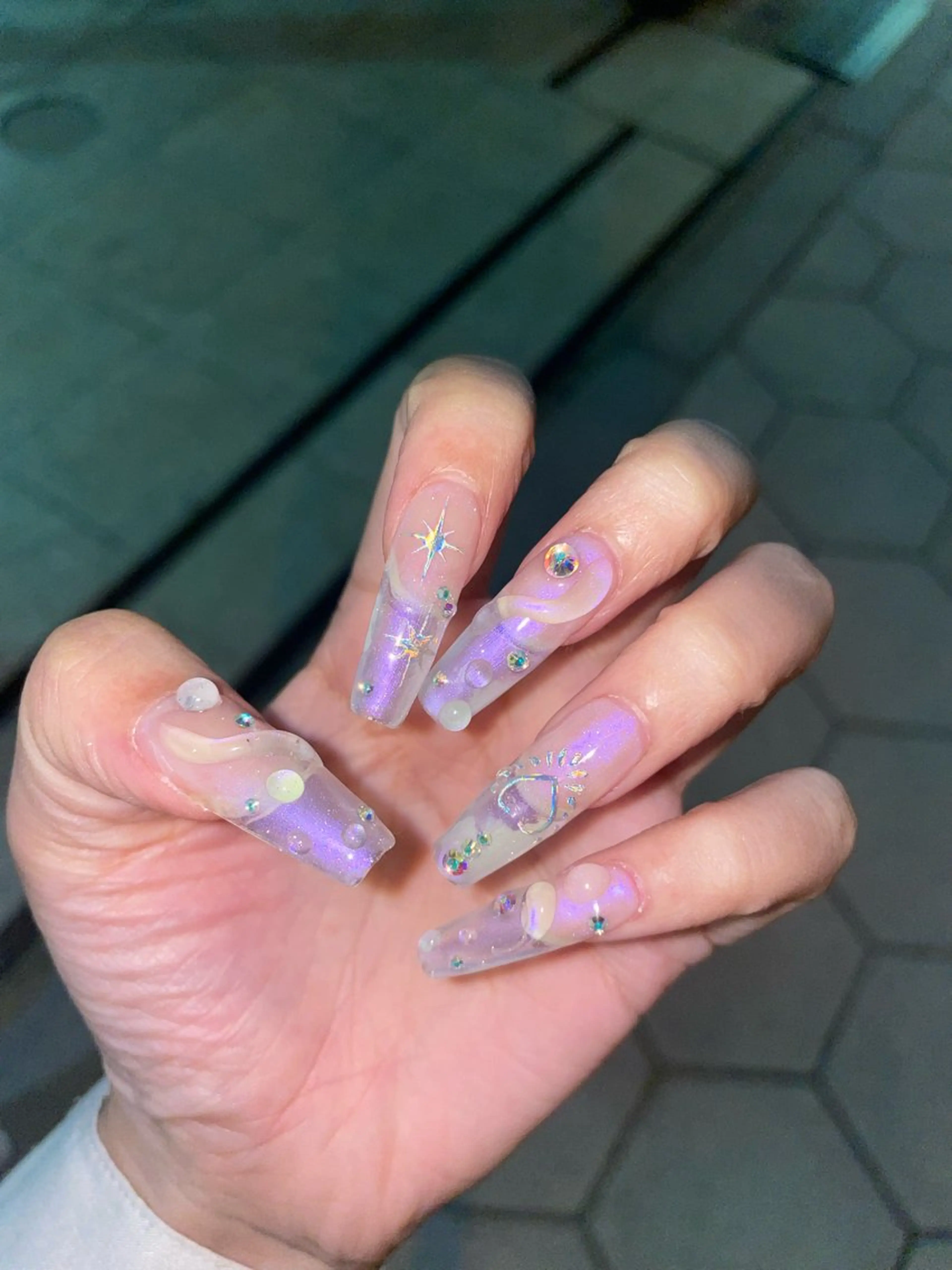 ネイル ハンドネイル オーロラ所属・YUI nailのネイルデザイン