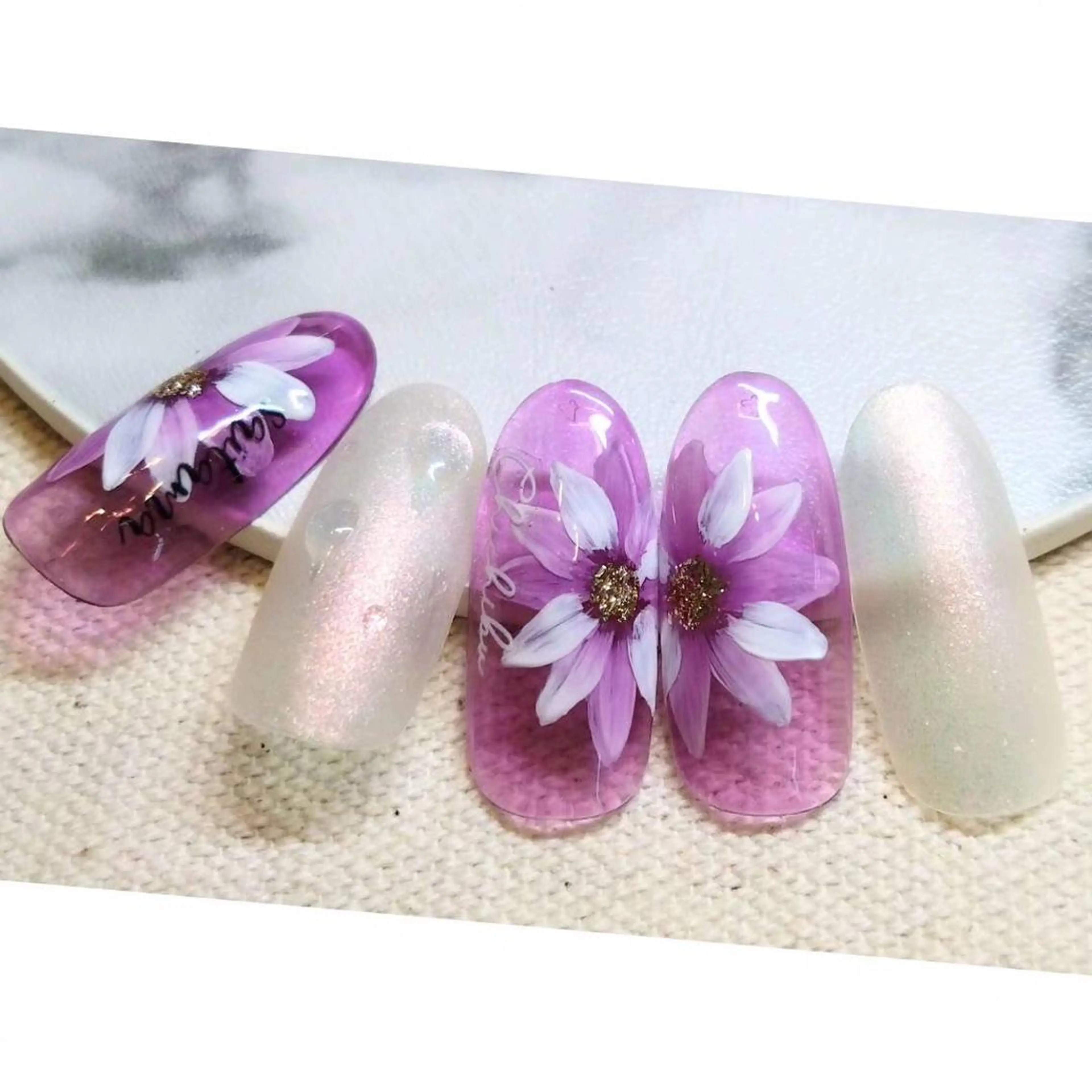 ネイル 大島 七海のネイルデザイン