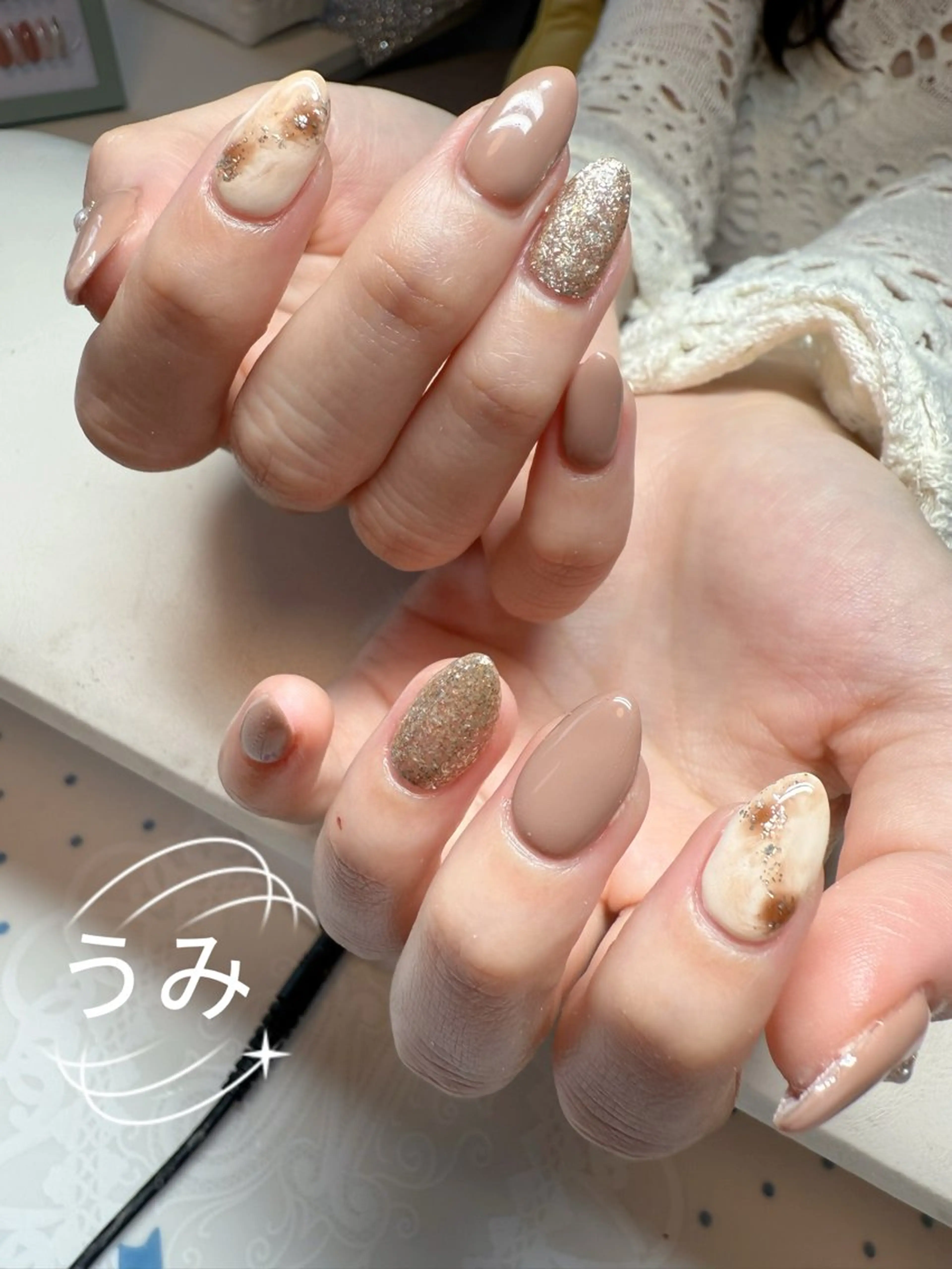 ネイル joynow うみのネイルデザイン