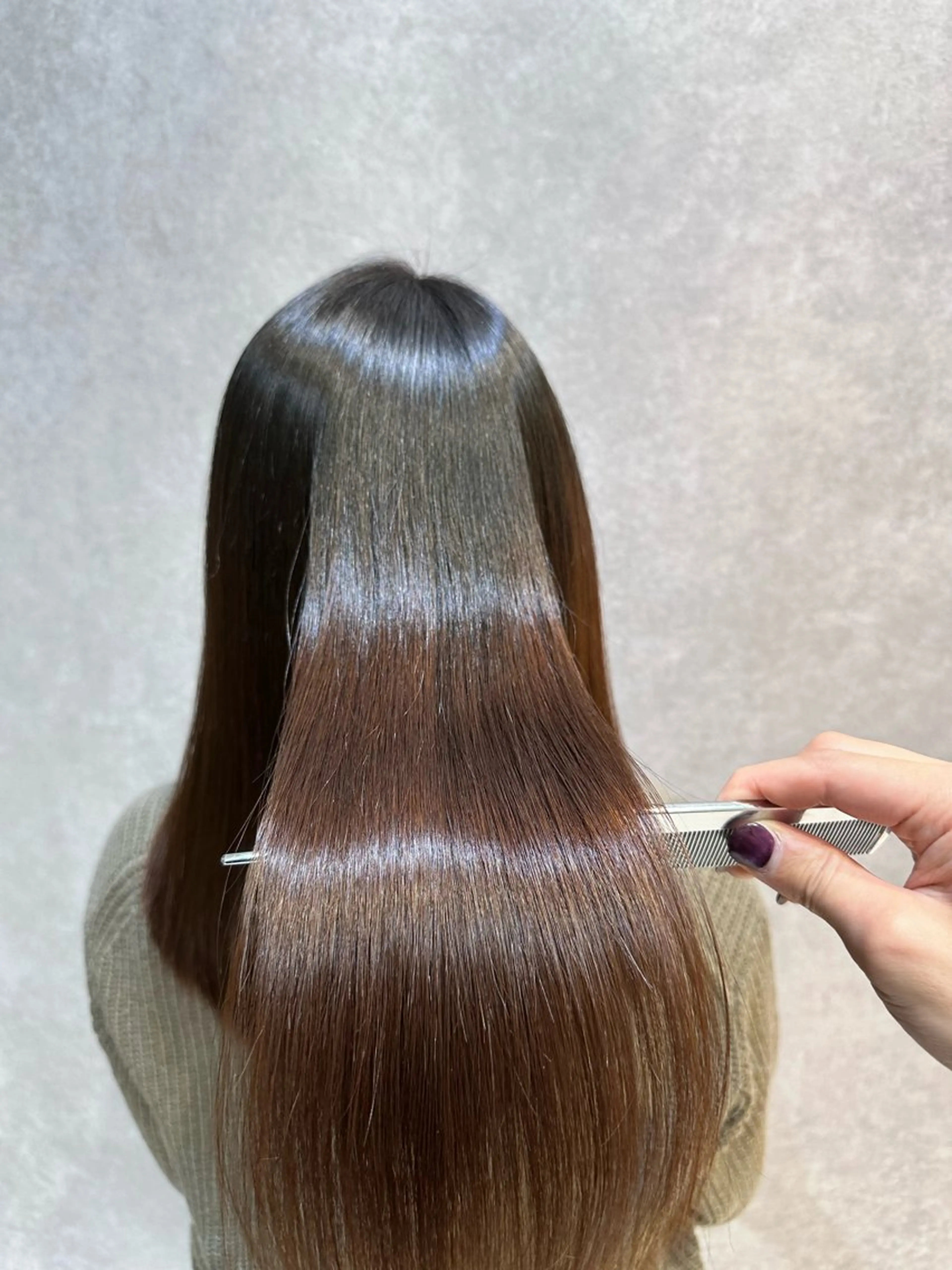 ロング 🔸縮毛矯正/髪質 改善カラー石崎🔸のヘアスタイル