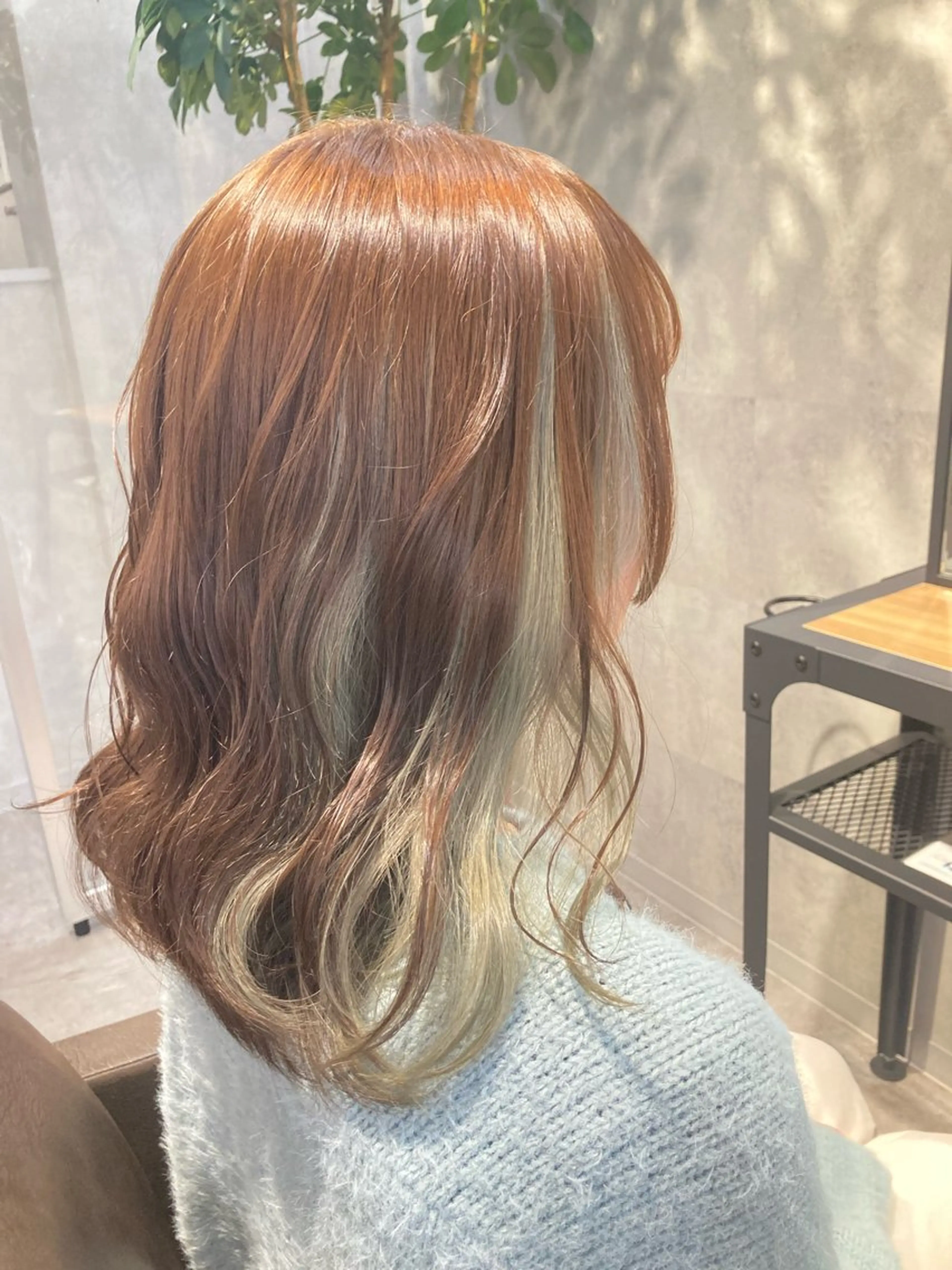 ミディアム カラー ヘアカラー ぱく みやんのヘアスタイル