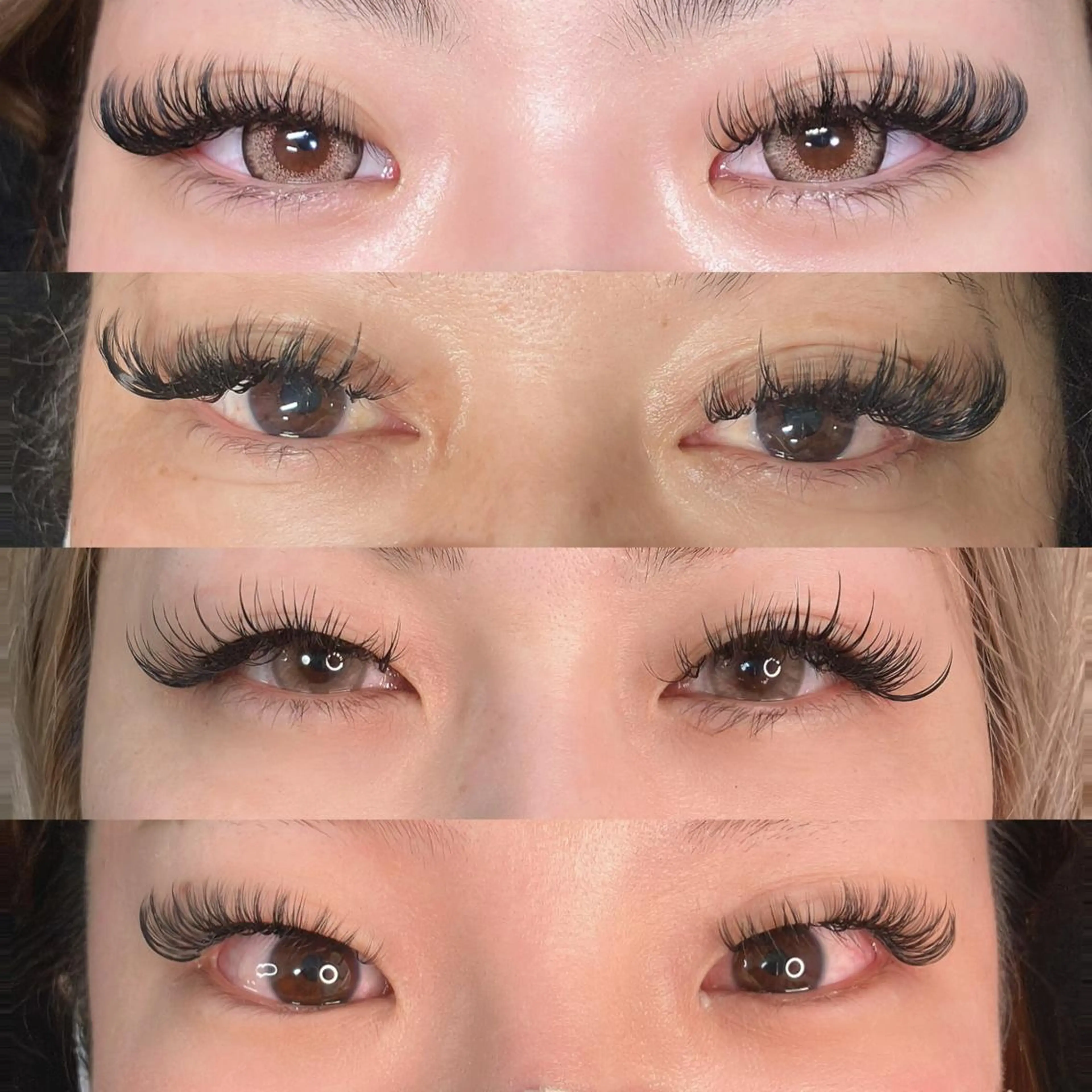 マツエク・マツパ 付け放題 目尻長め セクシー ボリュームラッシュ linda lashesのマツエク・マツパデザイン