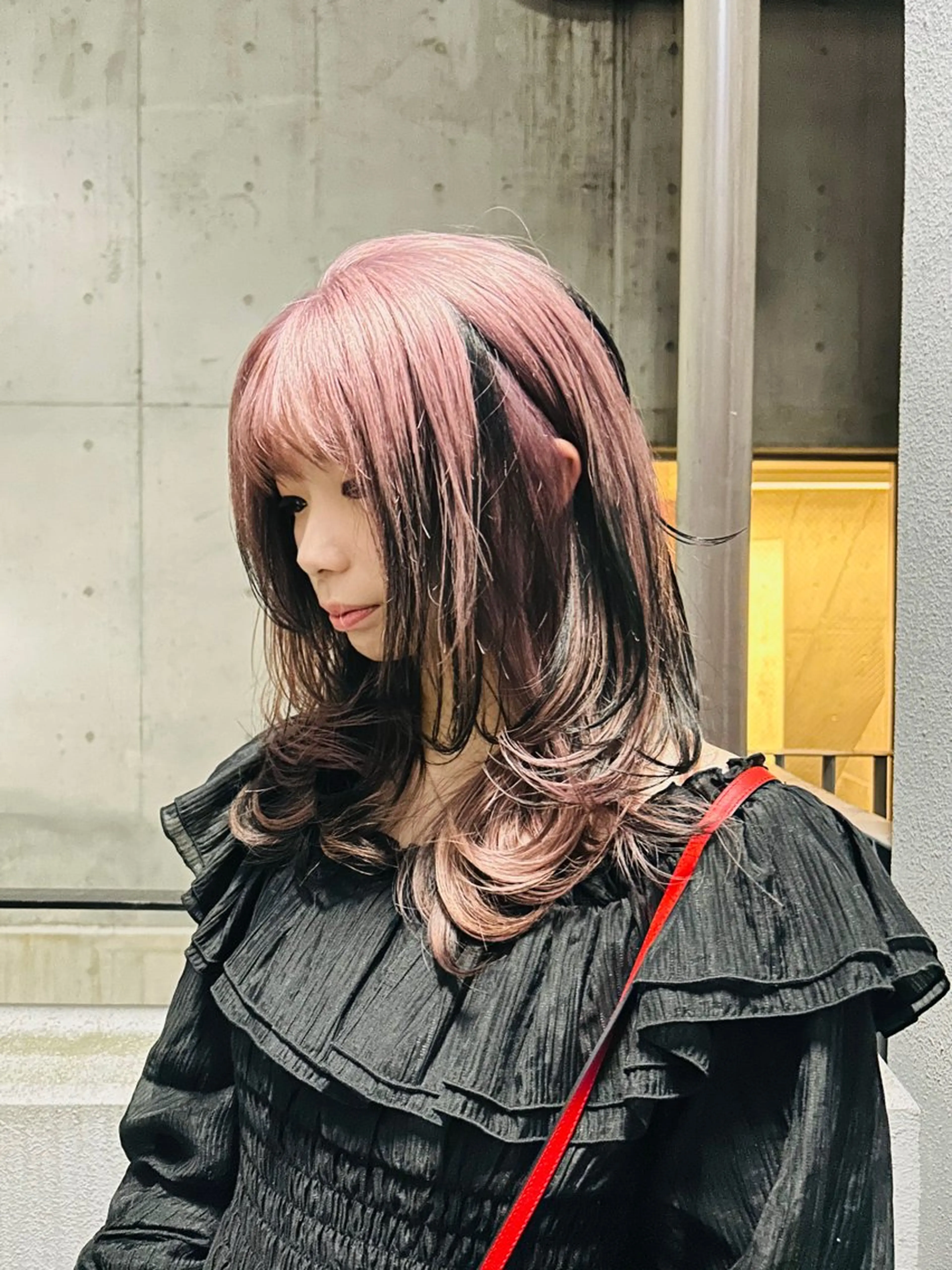 ロング カラー ヘアカラー エフェクトブリーチ／ レイヤーカット／翔のヘアスタイル