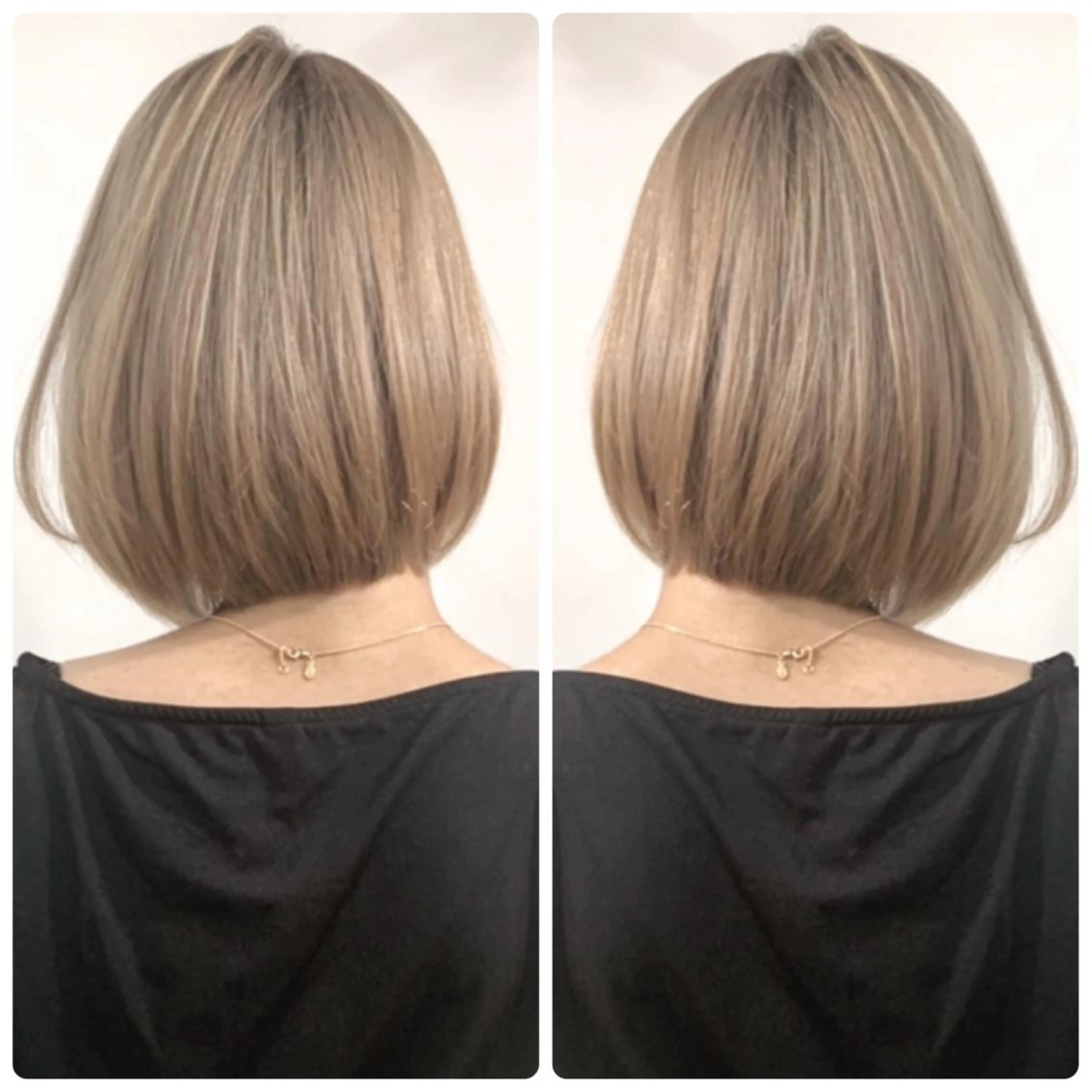 ショート カラー アッシュ バレイヤージュ ブリーチ デザインカラー グレージュ ヘアカラー トリートメント 京都大人女性ショート 徒歩1分/秋山のヘアスタイル