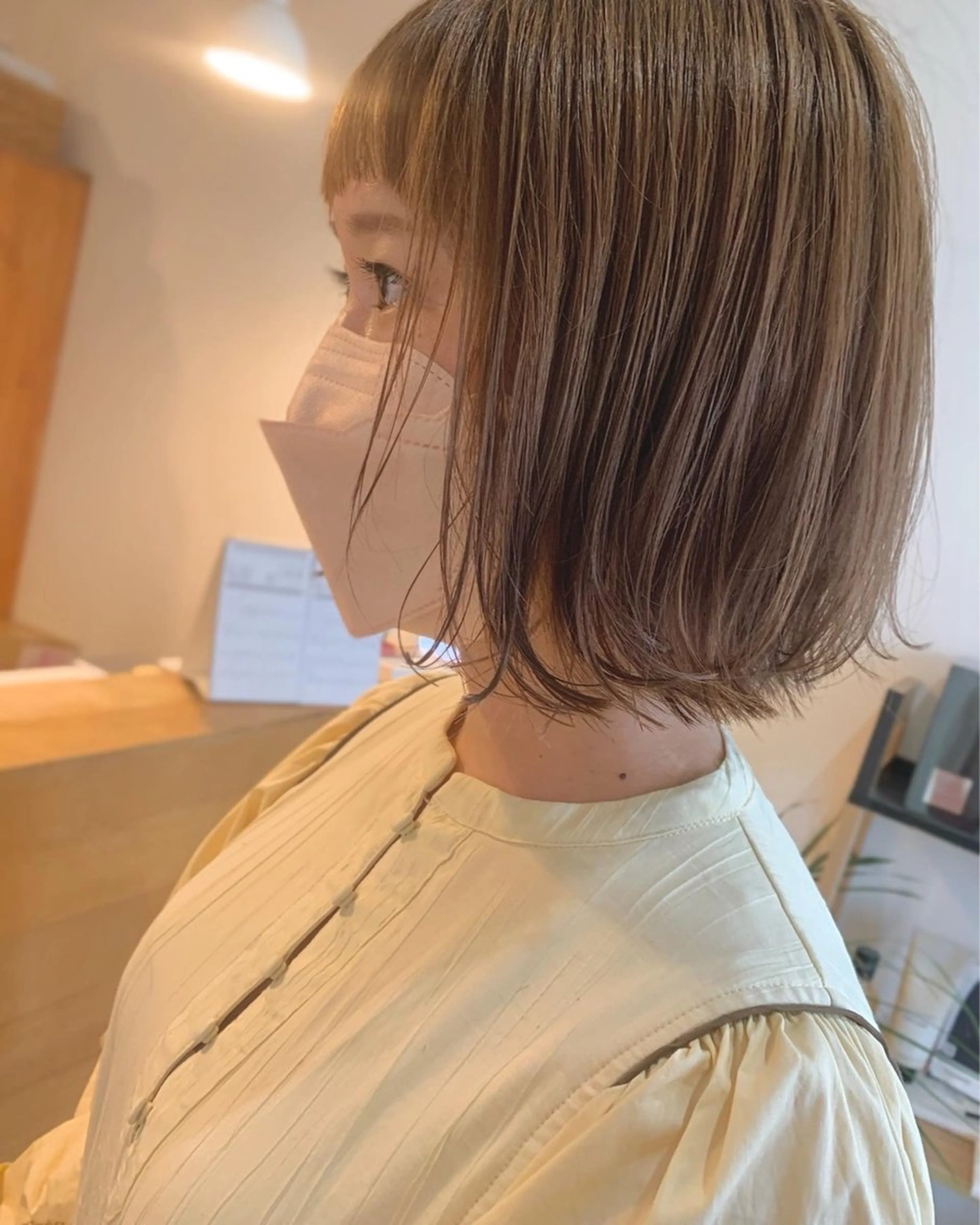 似合わせカット、艶カラー、トリートメントの写真