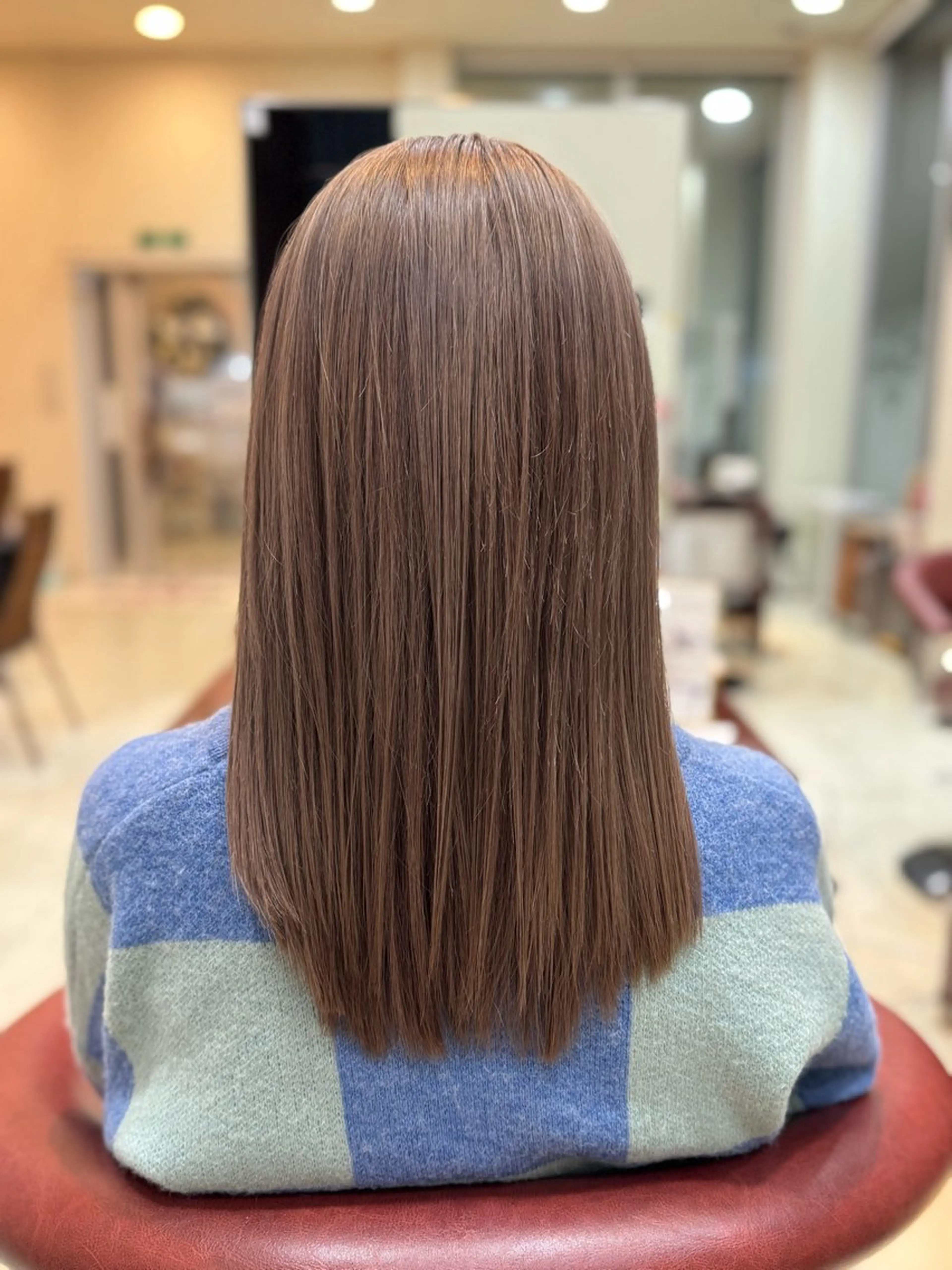 セミロング カラー ヘアカラー 🫧sara荒井店 樹🫧のヘアスタイル