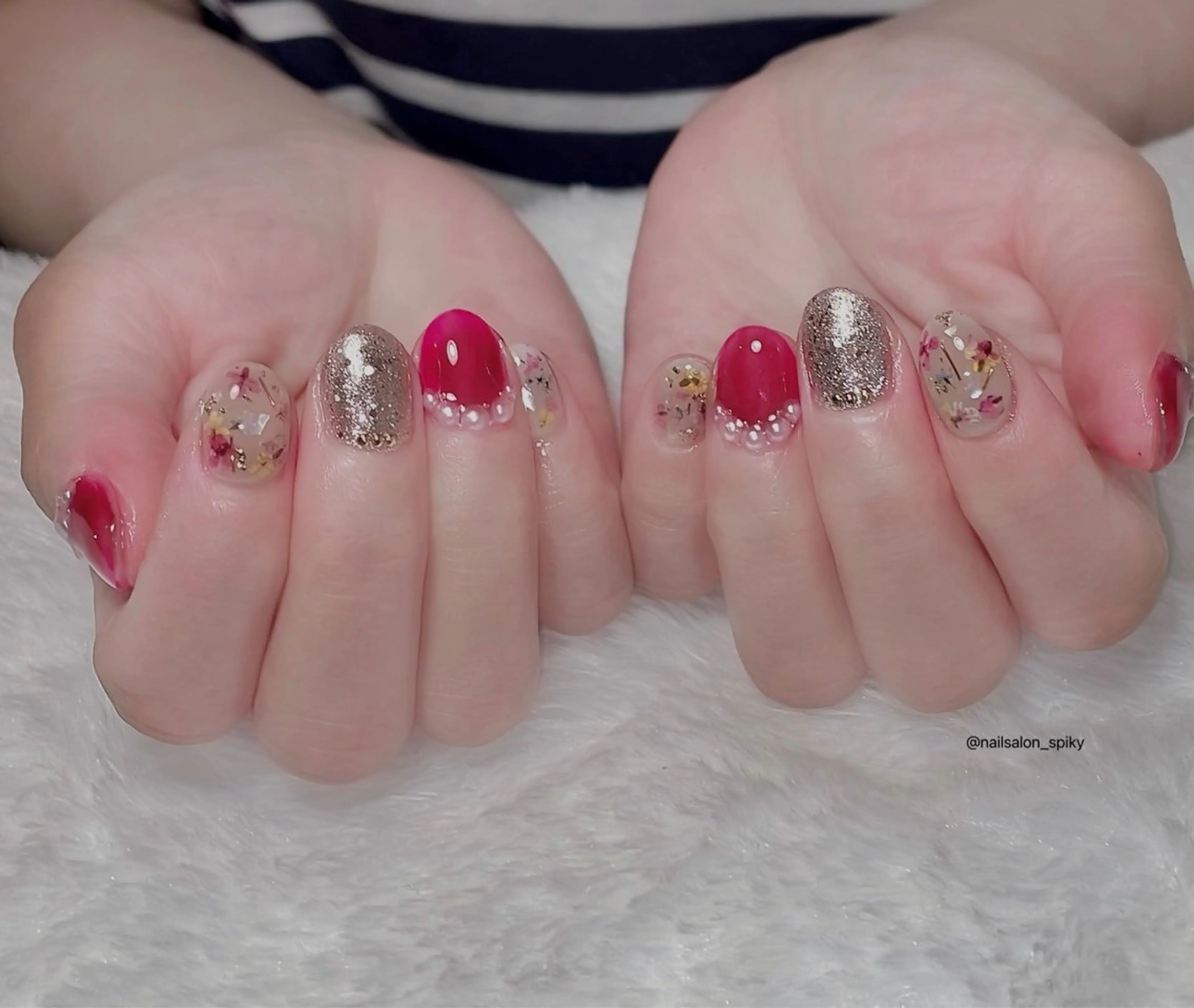 ネイル Spiky とうげ ふうかのネイルデザイン