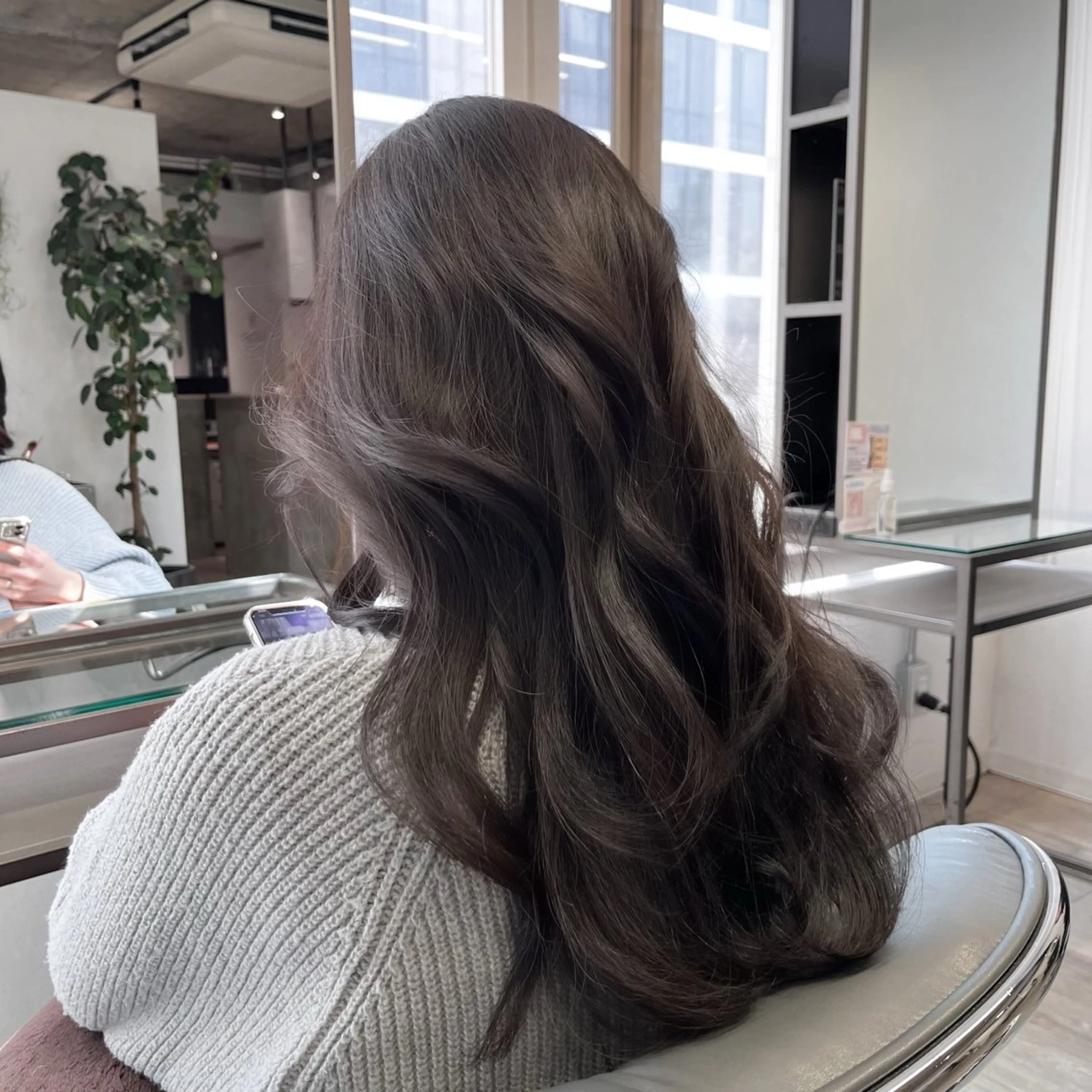 ロング カラー JIN/暖色カラー /髪質改善/艶髪のヘアスタイル