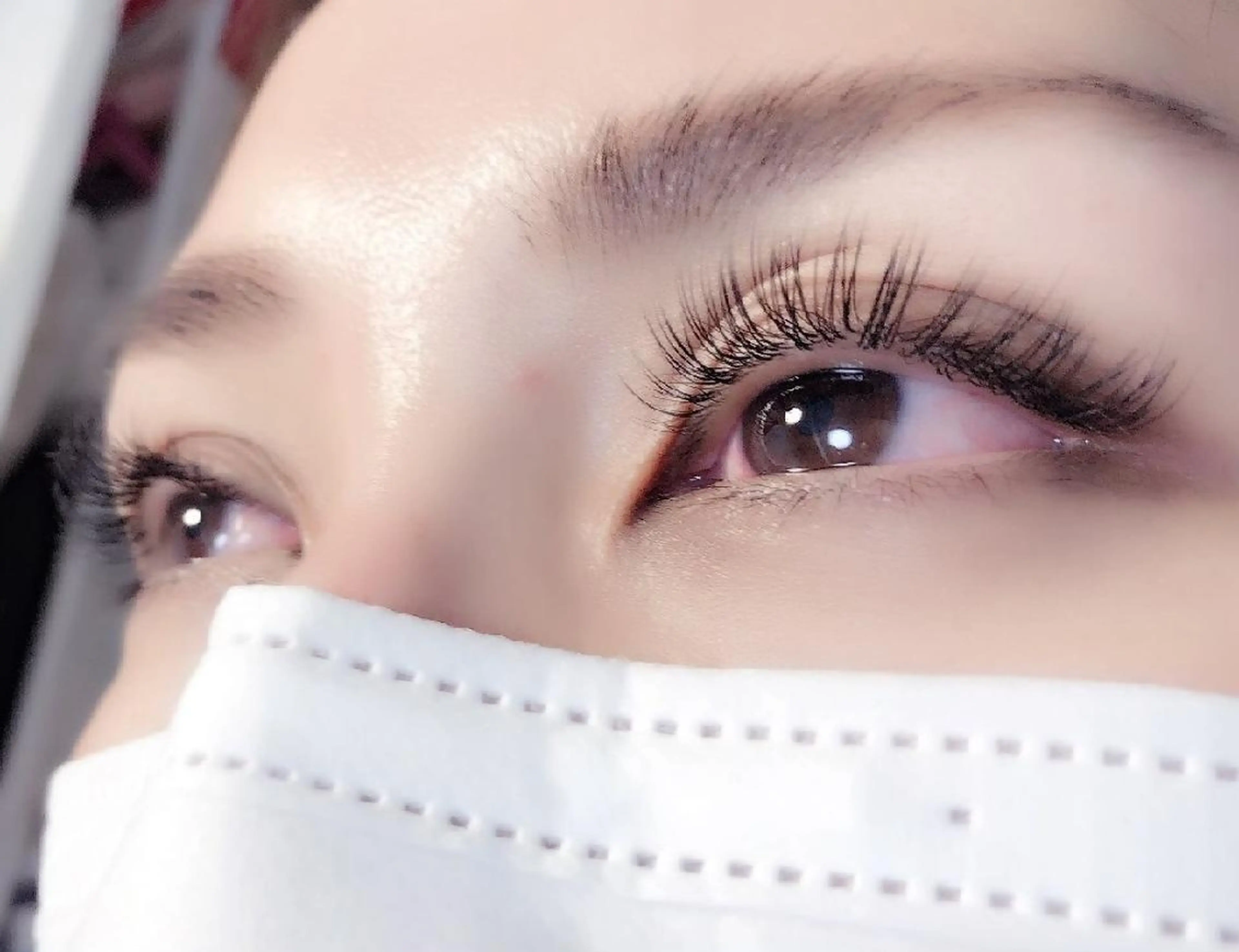 マツエク・マツパ 付け放題 フラットラッシュ ナチュラル まつげパーマ 一重×まつ毛パーマ マツエク 吉岡 ゆうなのマツエク・マツパデザイン