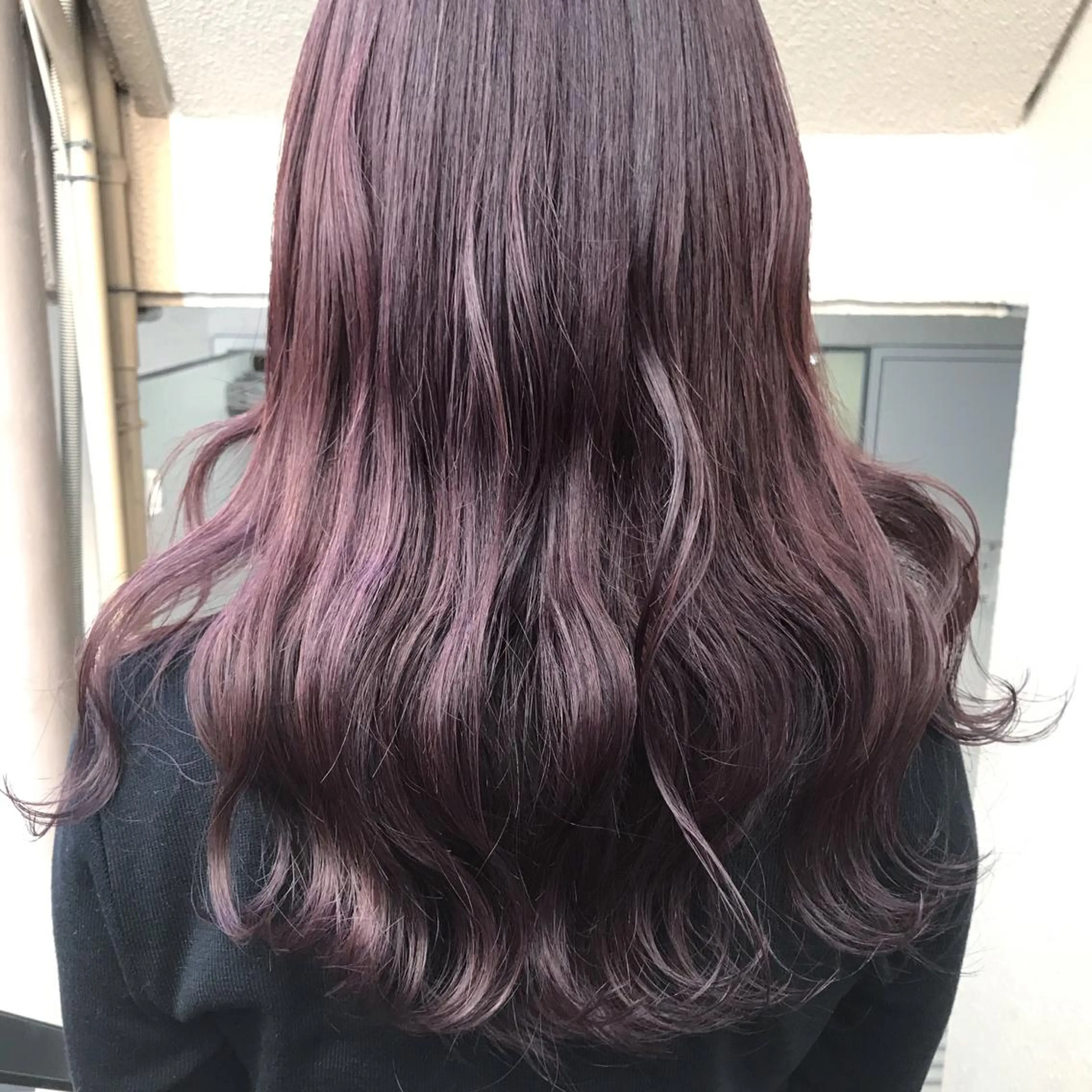 ロング カラー ラベンダーカラー ピンクカラー ピンクラベンダー ヘアカラー 縮毛矯正 トリートメント 💎髪質改善💎 デザイナーshinのヘアスタイル