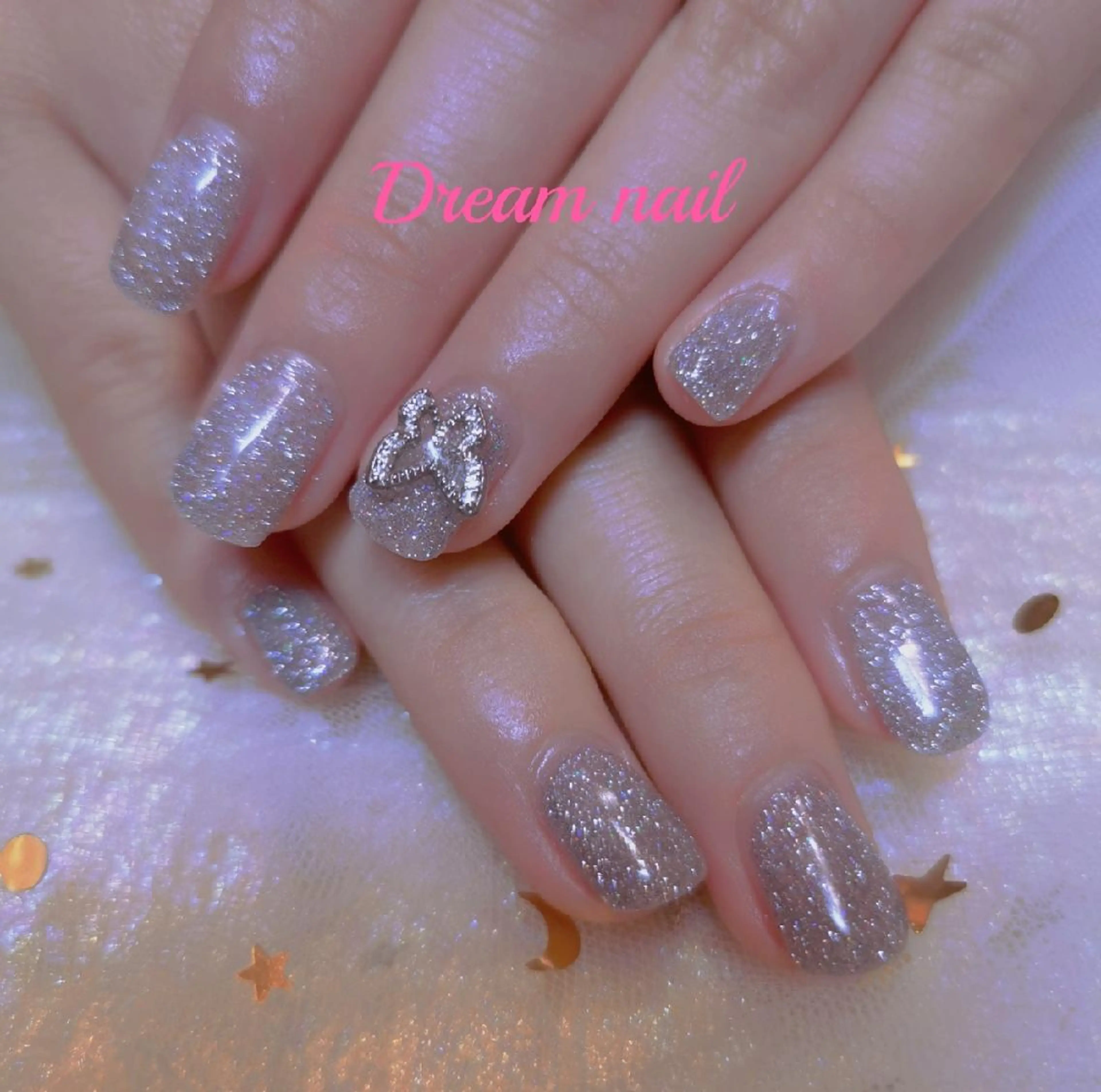 ネイル フラッシュネイル ネイリストゆか💅 長さだし、深爪矯正のネイルデザイン