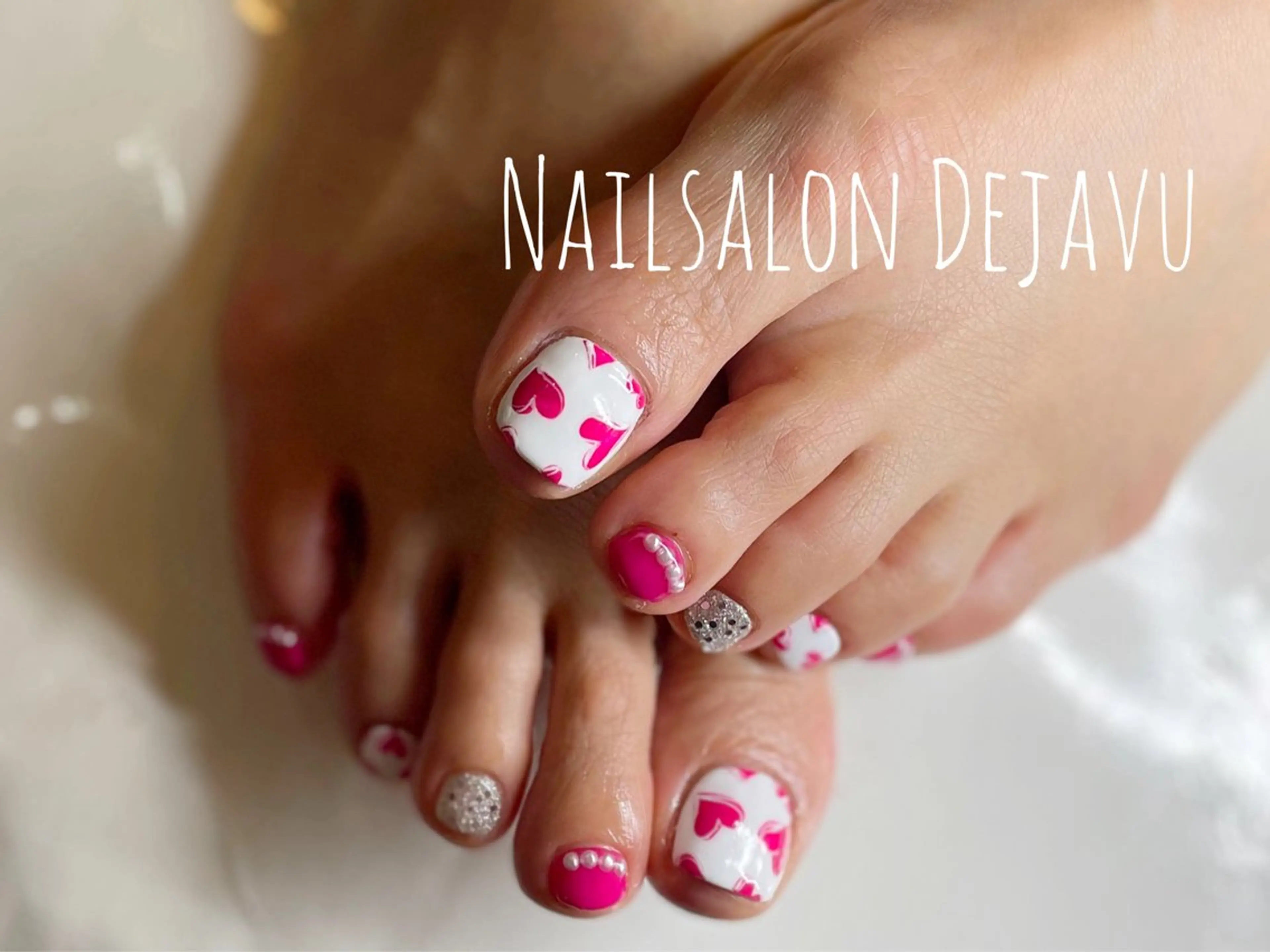 ネイル ハート バレンタイン Dejavu所属・Nail salon Dejavu 🌿のネイルデザイン