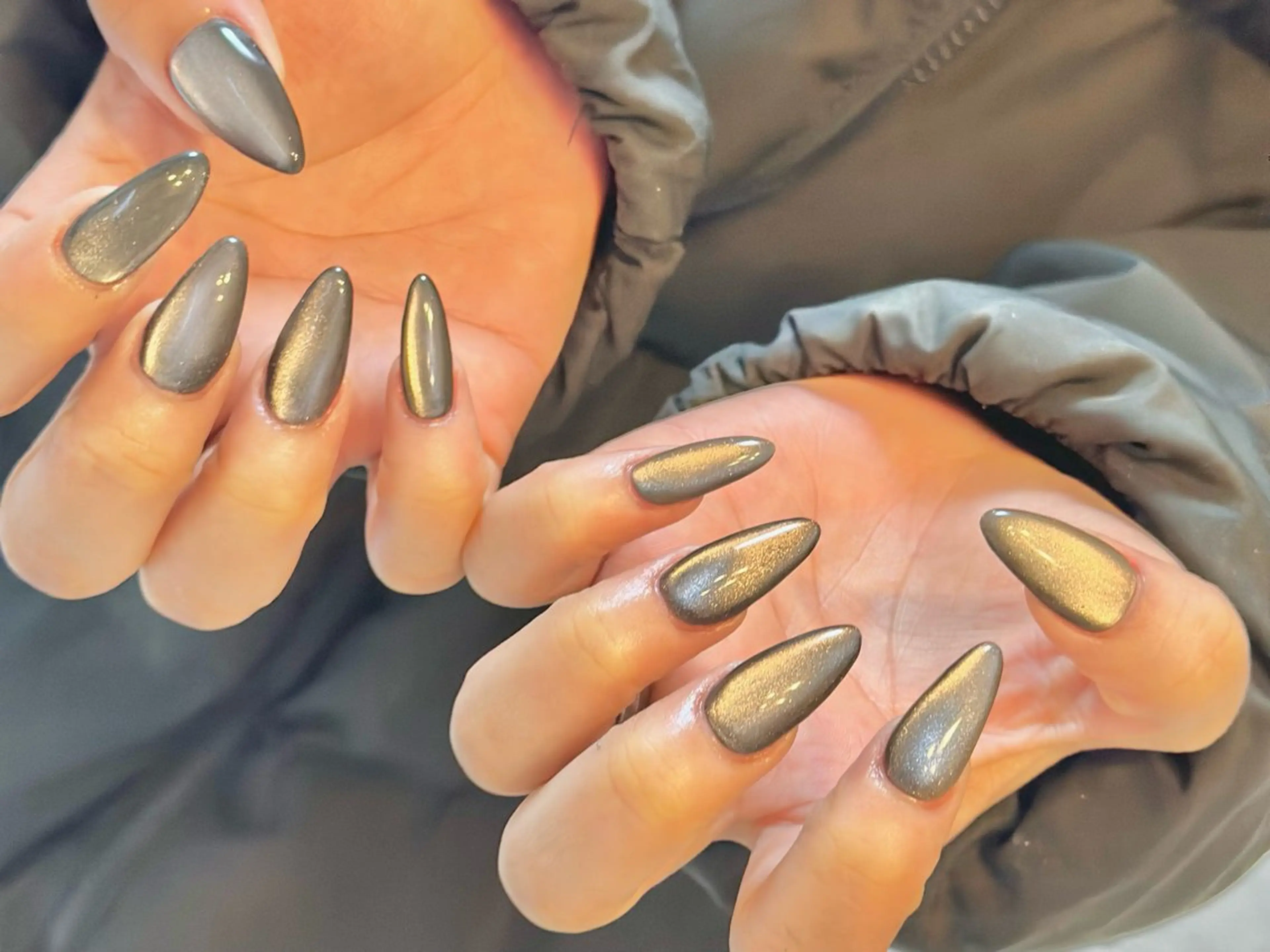 ネイル マグネットネイル ワンカラーネイル ハンドネイル Prunelle Sekiのネイルデザイン