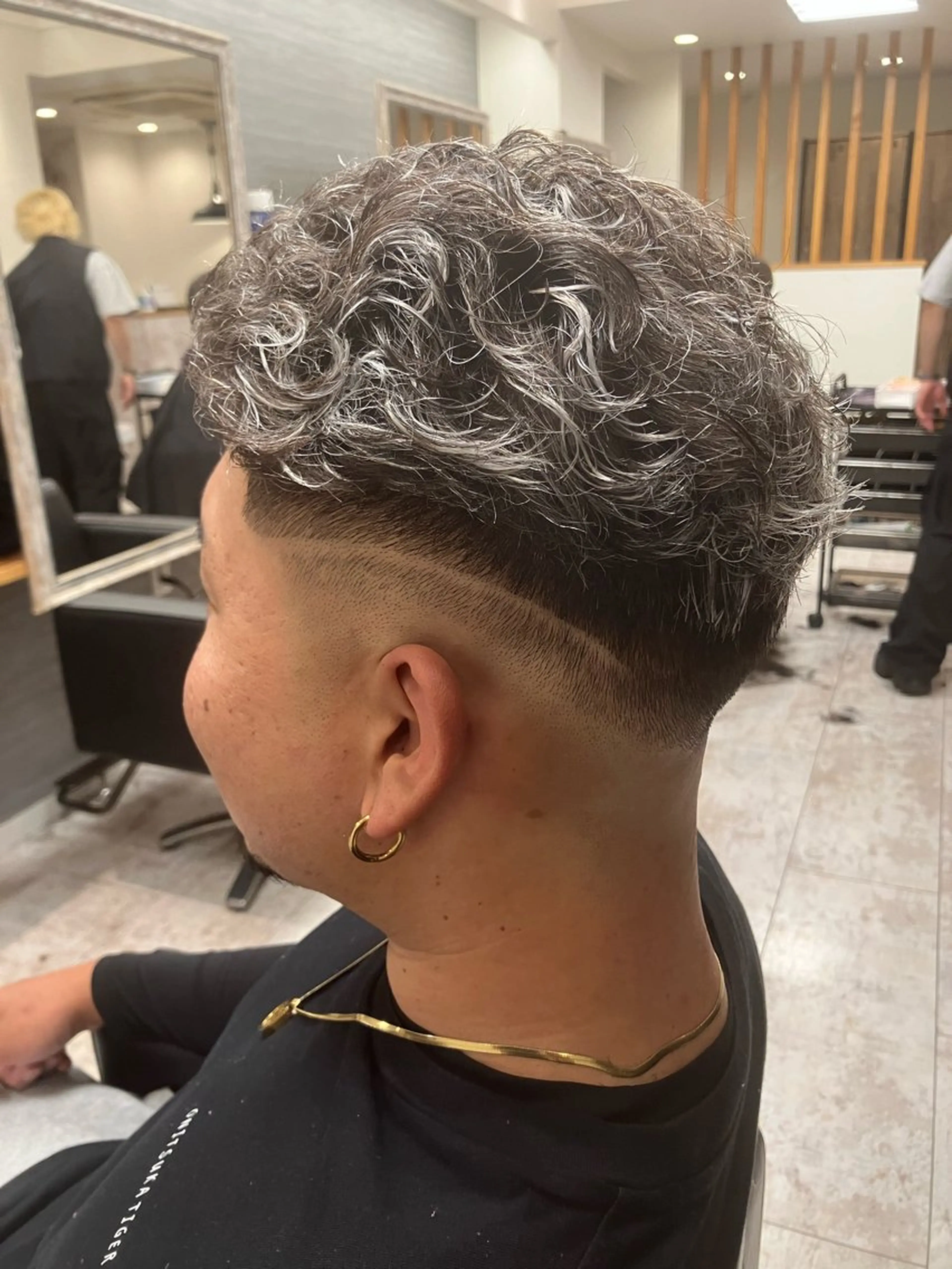 パーマ メンズ カット ヘアカラー パーマ メンズ特化/パーマ/ フェードWATARUのヘアスタイル