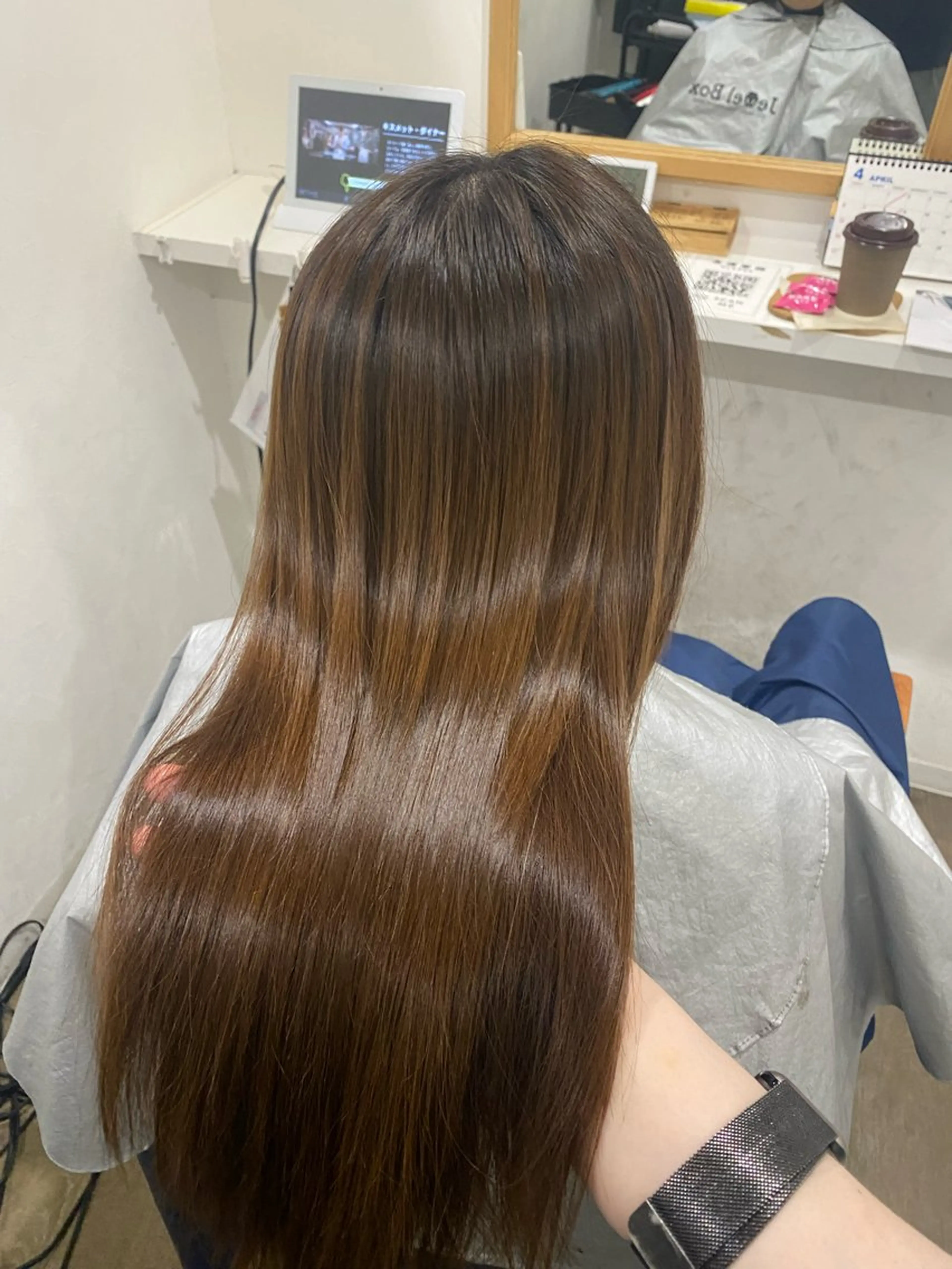 ロング 縮毛矯正 Jewel  Box東梅田所属・髪質改善サロン 梅田/ヨナミネのヘアスタイル