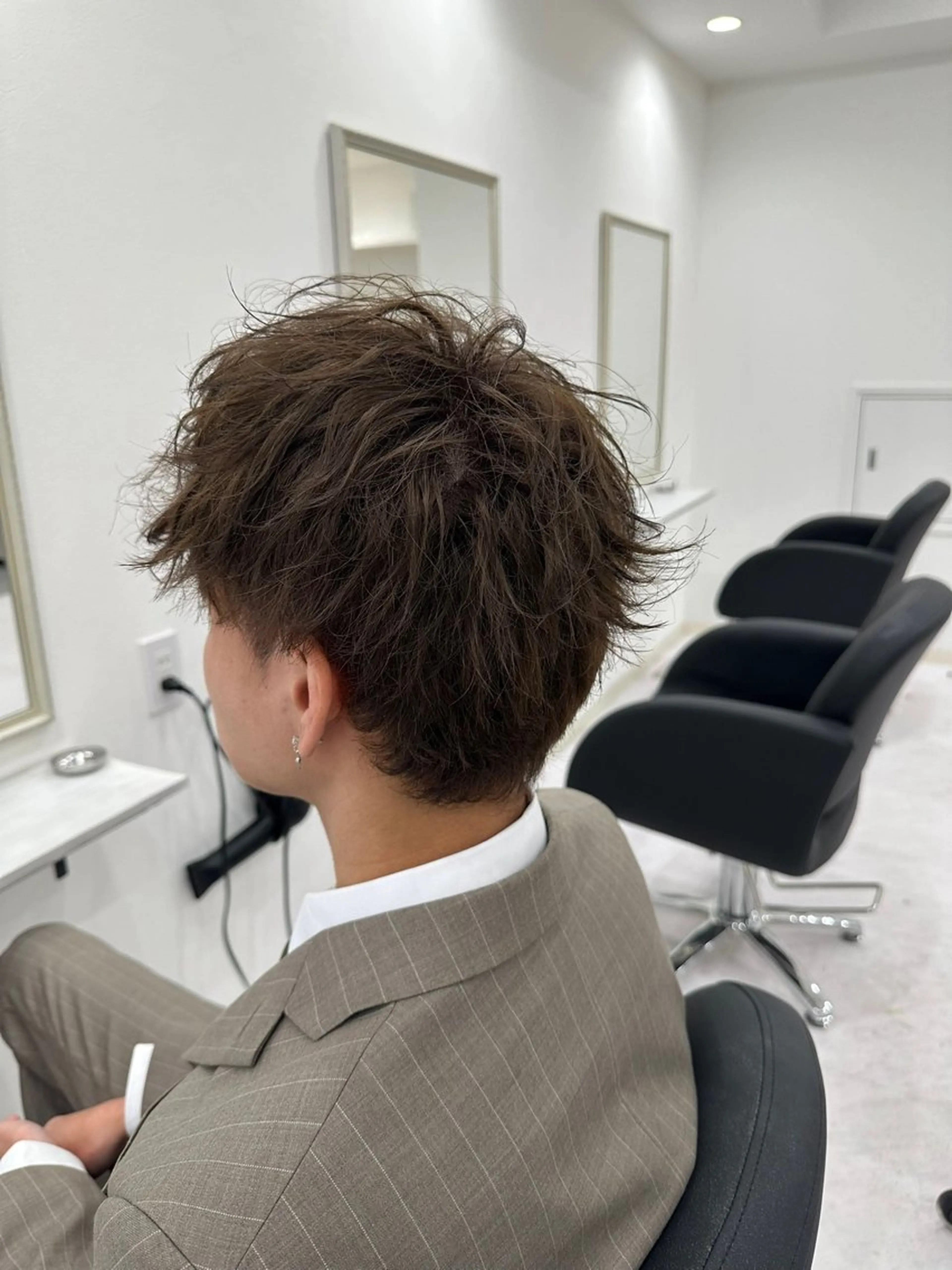 ショート カット ヘアカラー トリートメント 👑ツイスパ👑 中谷 陸のヘアスタイル