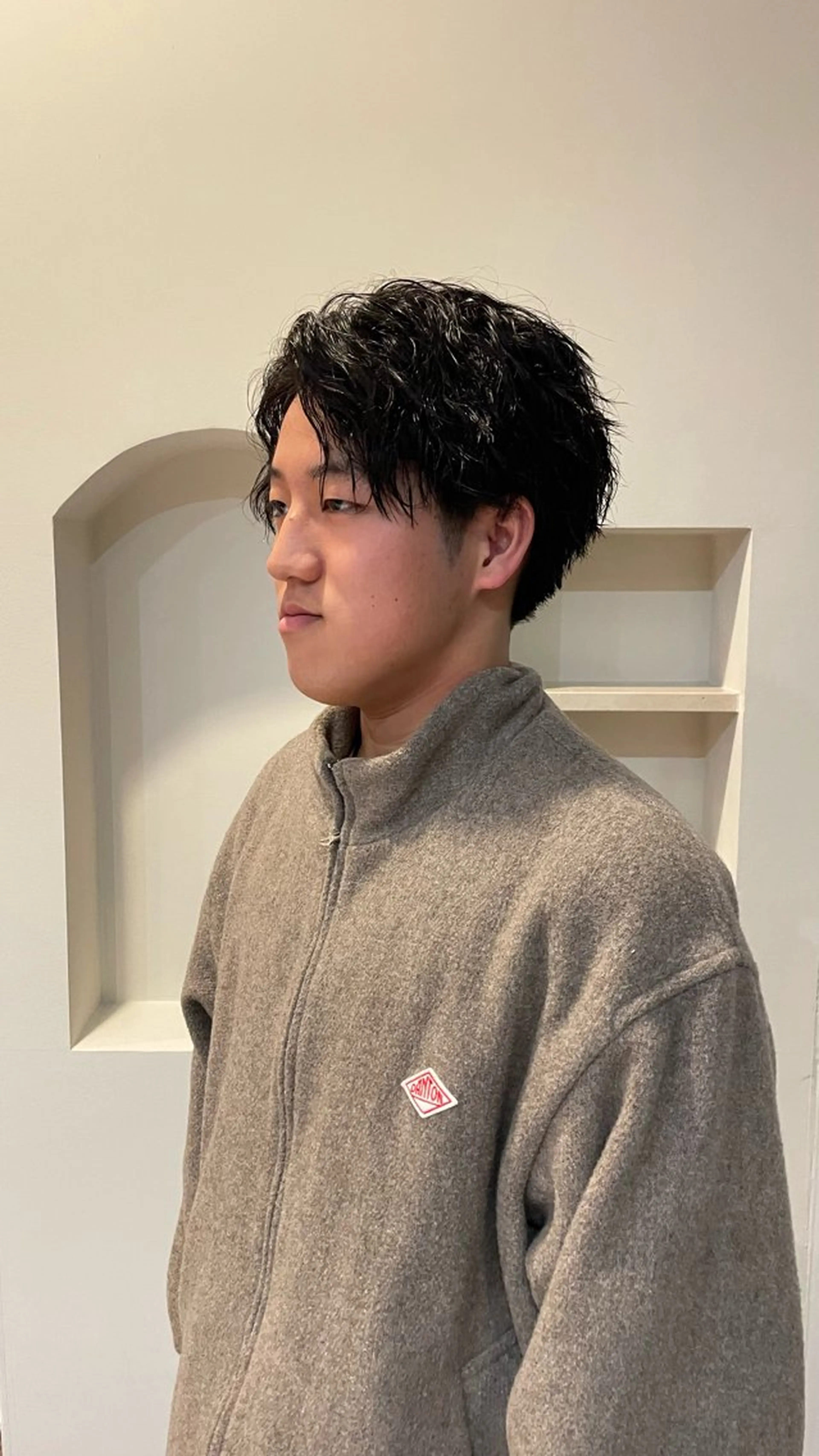 パーマ メンズ トヨシマ シュウトのヘアスタイル