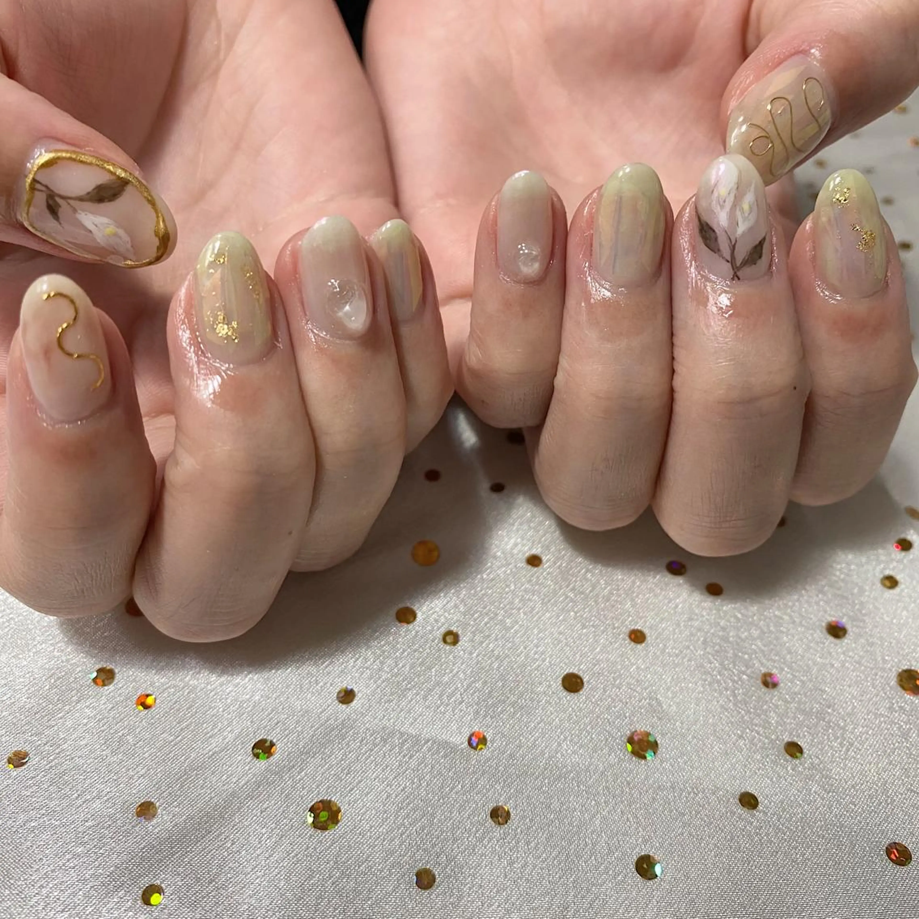 ネイル 成人式 lcoco nailのネイルデザイン