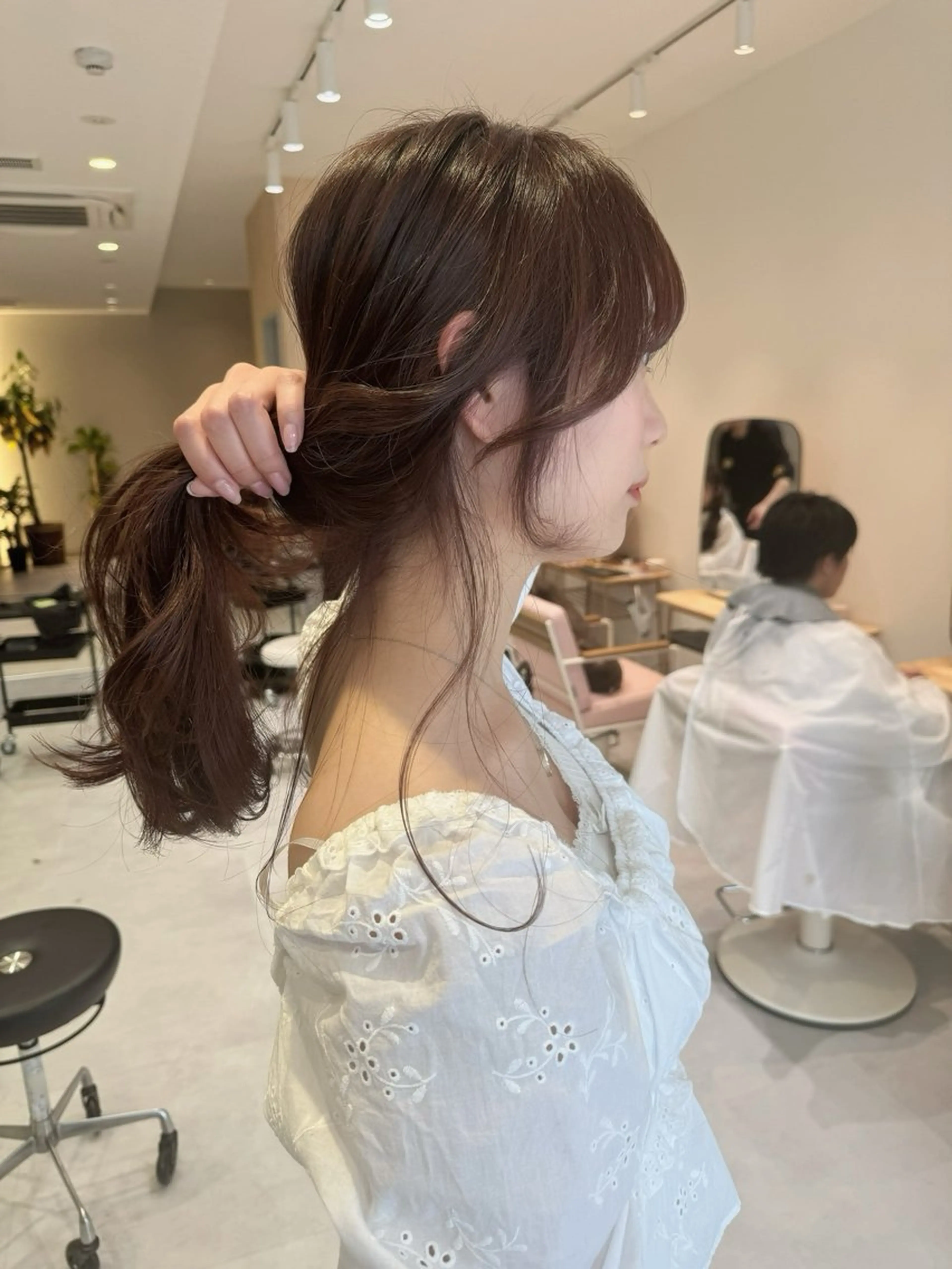 セミロング カラー カット ヘアカラー ヘアセット ✂️似合わせの魔術師 石田一樹✂️のヘアスタイル