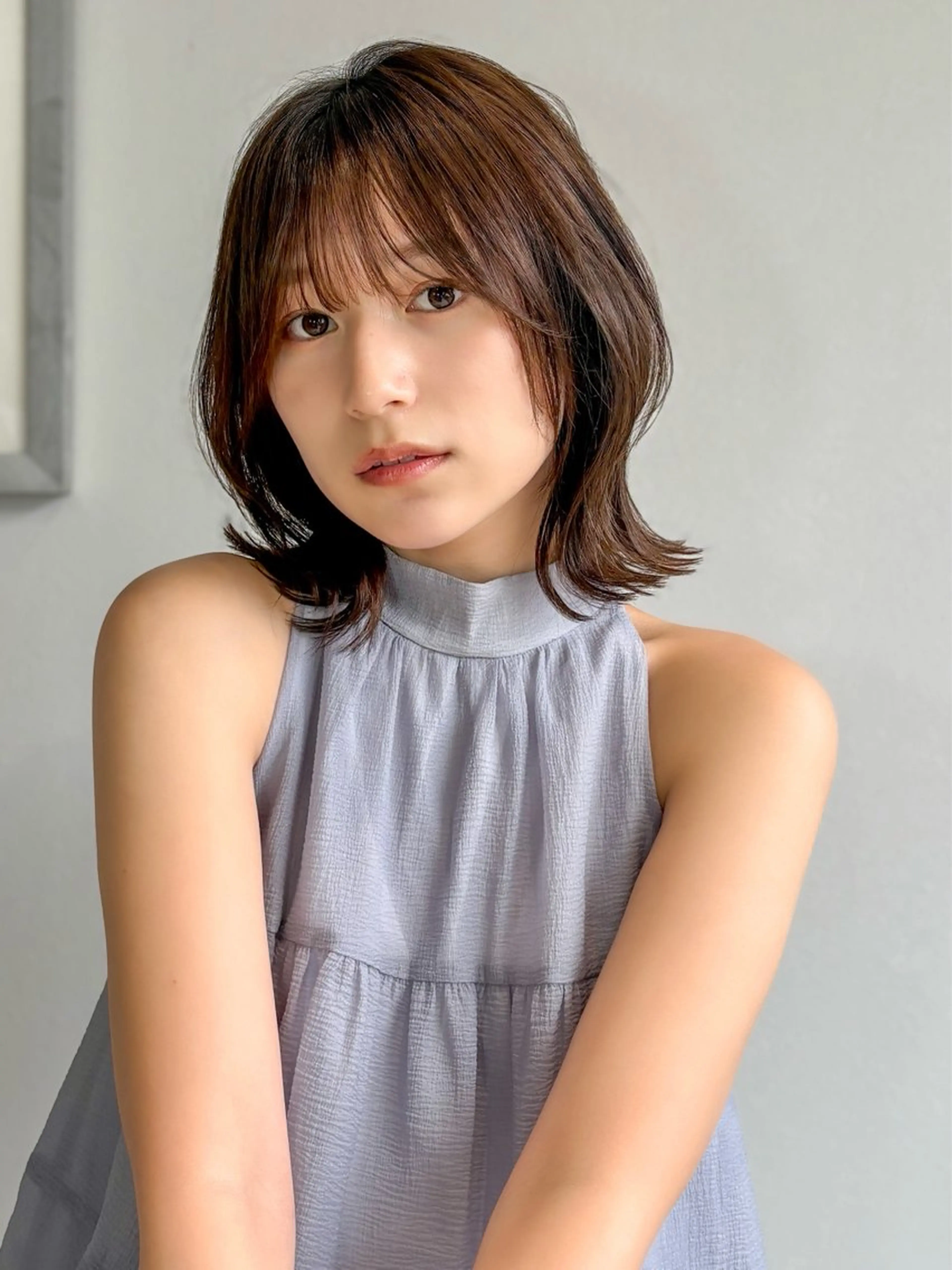 ショート カラー ボブレイヤー ボブ くびれヘア 髪質改善 レイヤーカット カット ヘアカラー トリートメント ボブ/レイヤー/ メンズ/池澤慎人のヘアスタイル